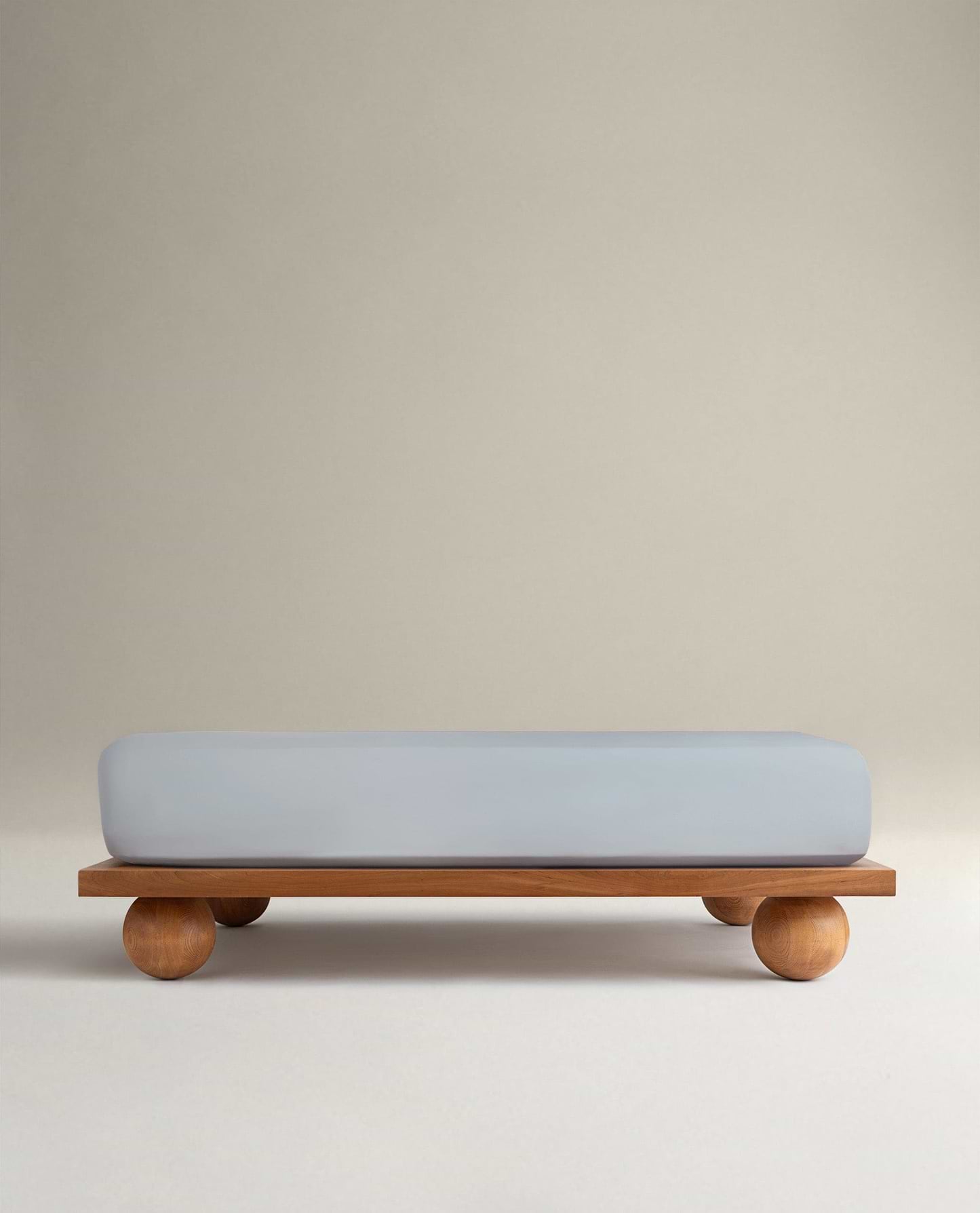 Crisp & Cool Organic Cotton Fitted Sheet - Cornflower