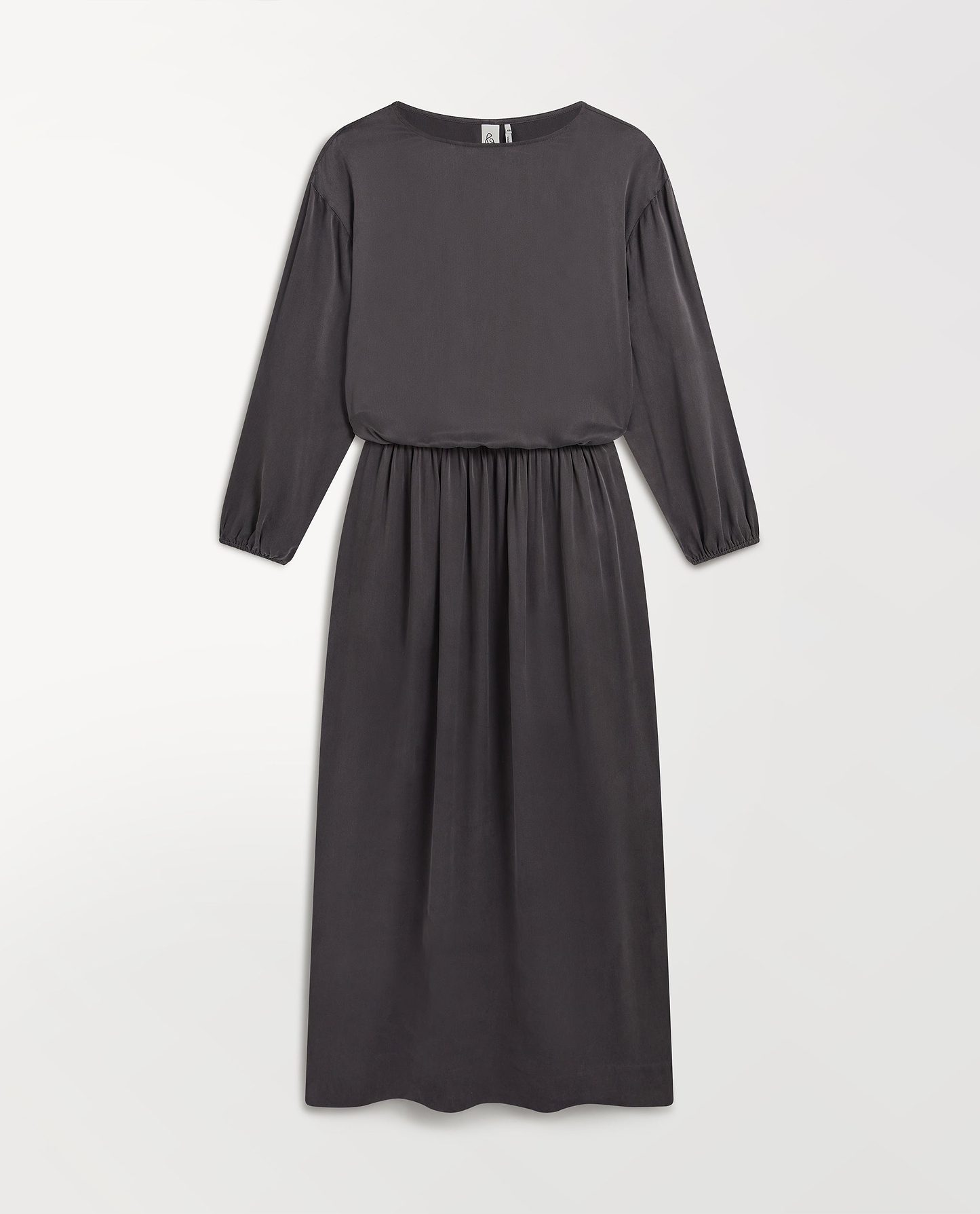 Women's Gathered Waist Easy-Silk Dress