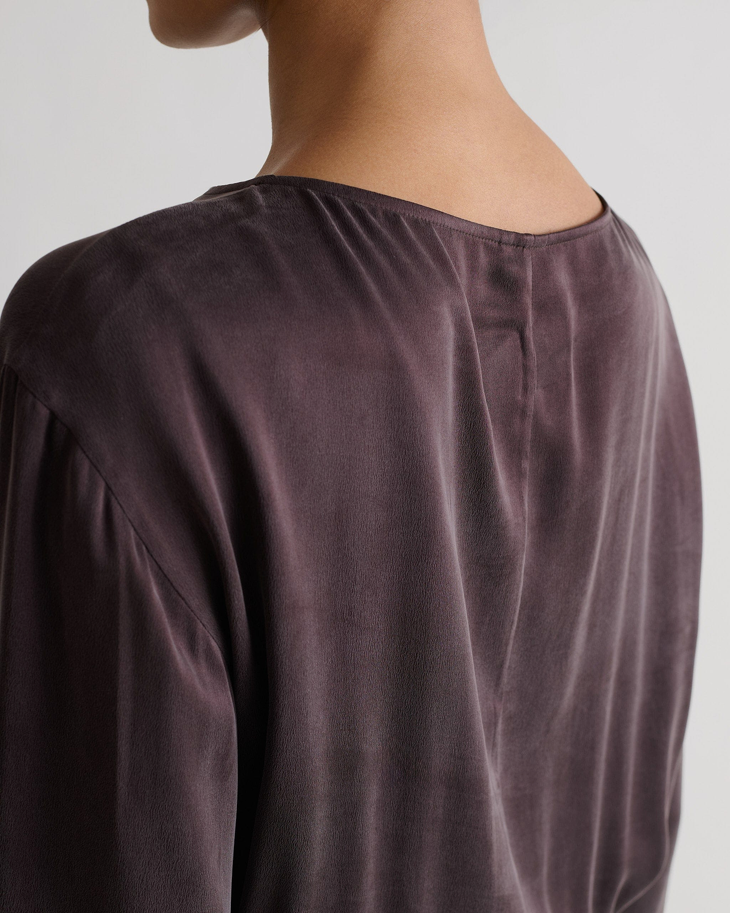 Women's Gathered Waist Easy-Silk Dress