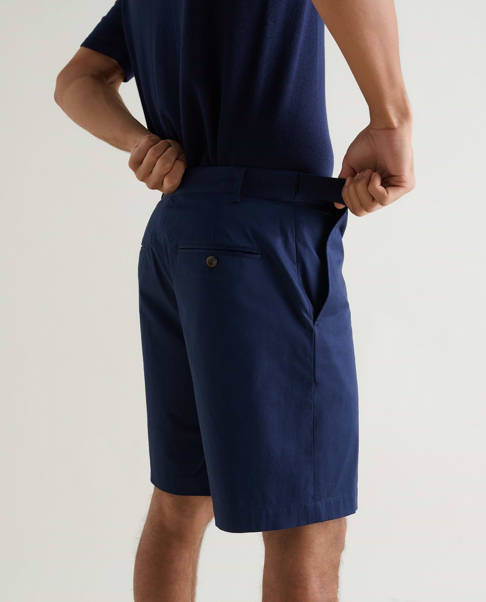 Men's Essential Cotton Chino Shorts - Navy