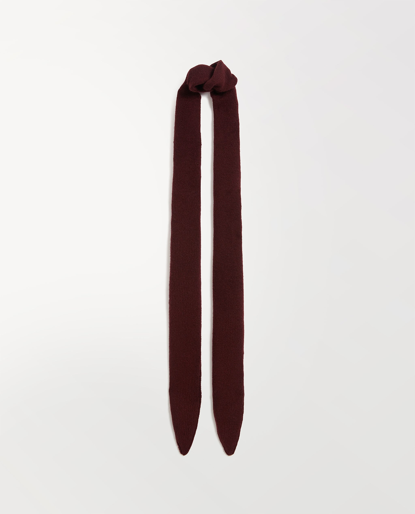Finest Cashmere Skinny Scarf - Oxblood