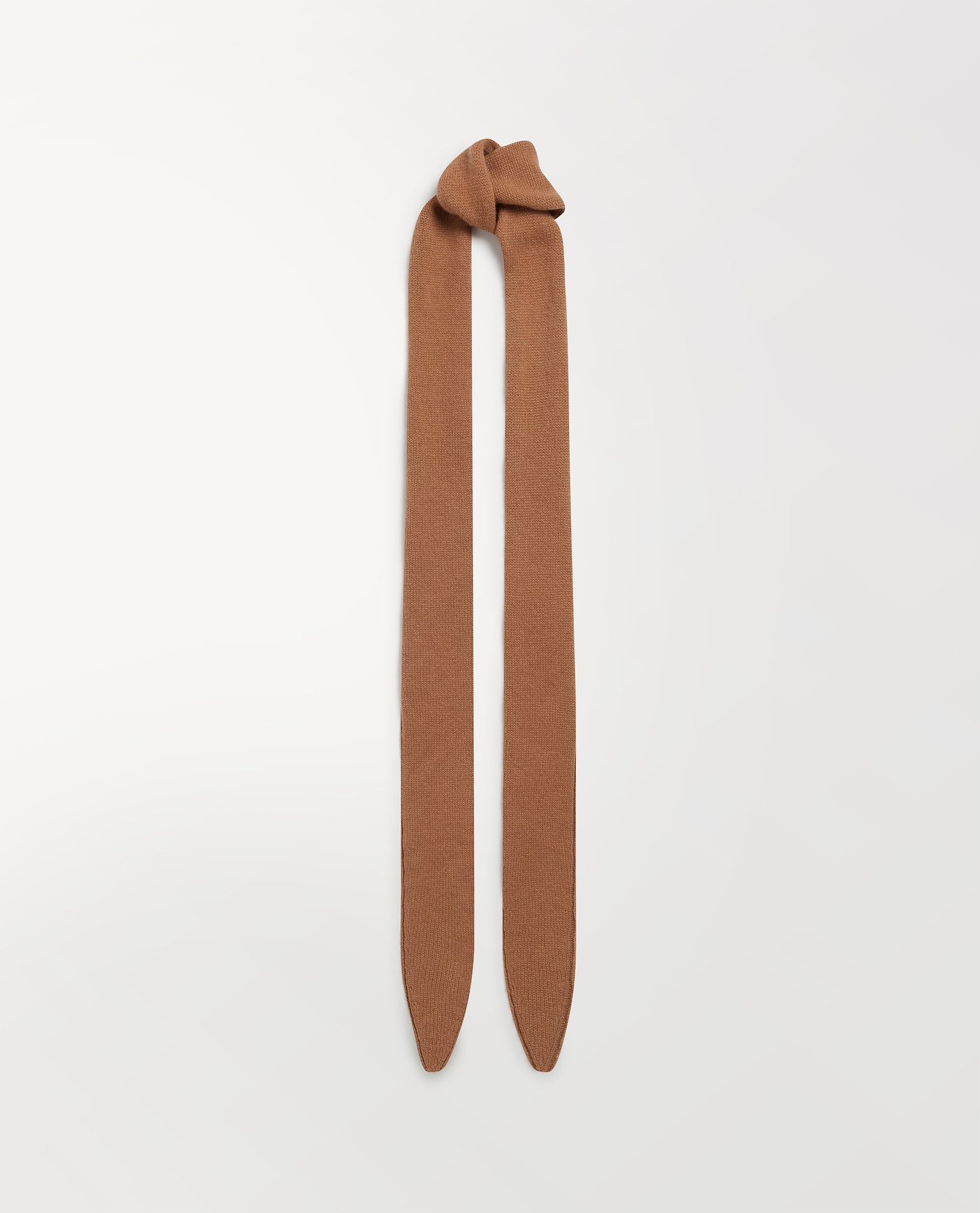 Finest Cashmere Skinny Scarf - Deep Camel