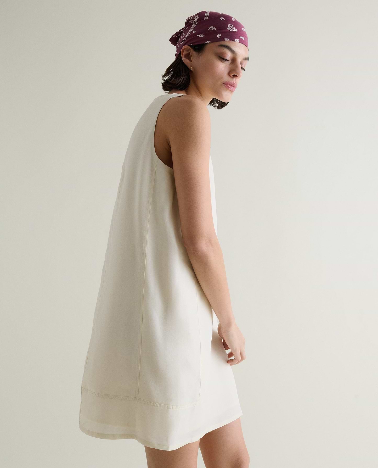 Women's Future-Linen Classic Mini Dress - Buttermilk