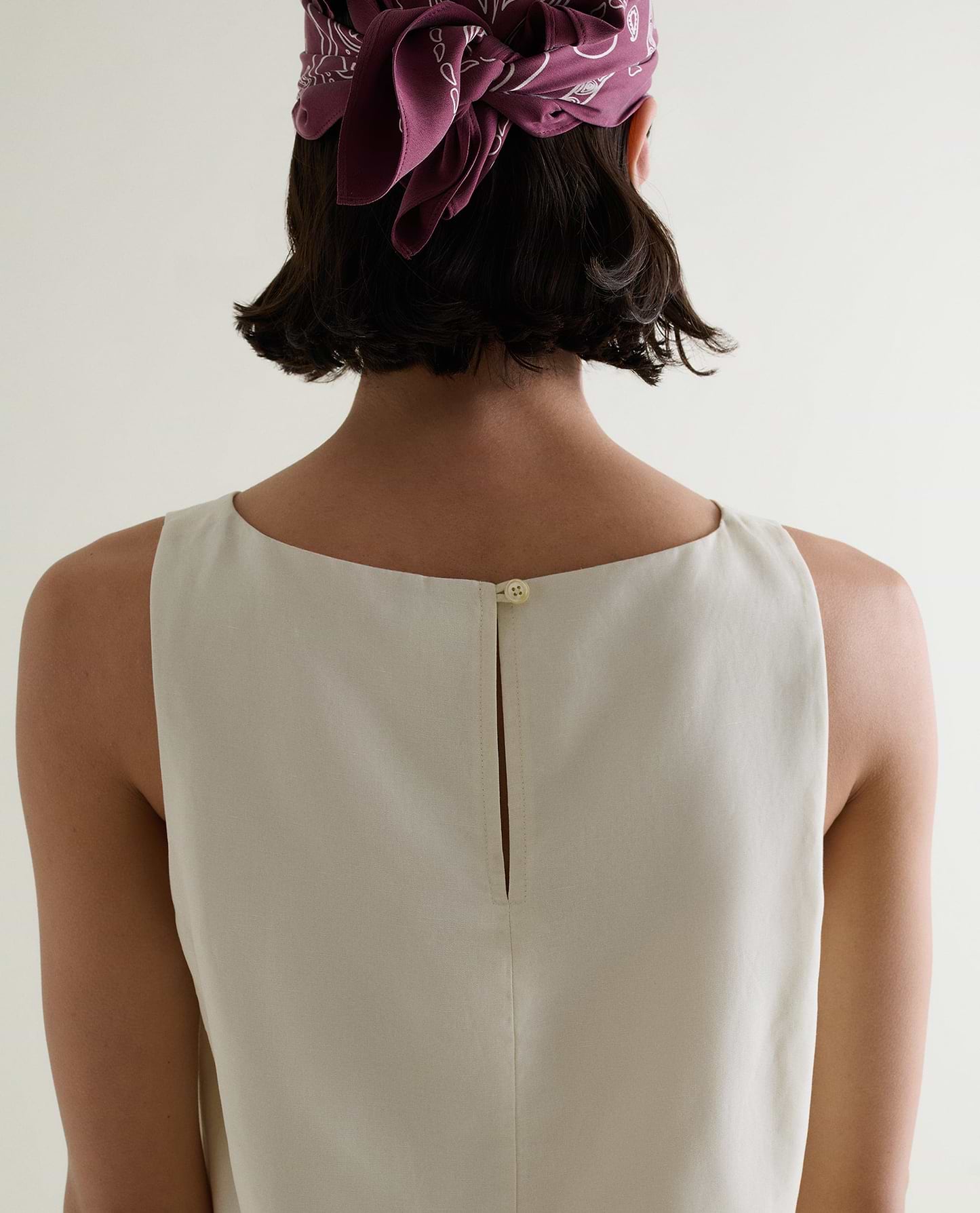 Women's Future-Linen Classic Mini Dress - Buttermilk