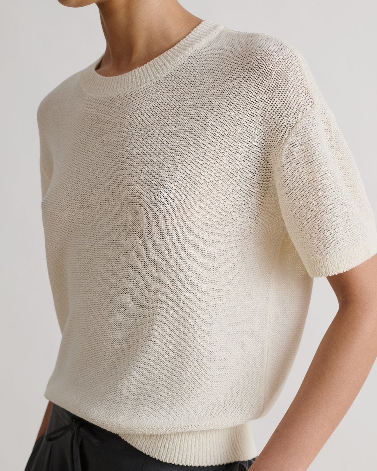 Deep rib hem