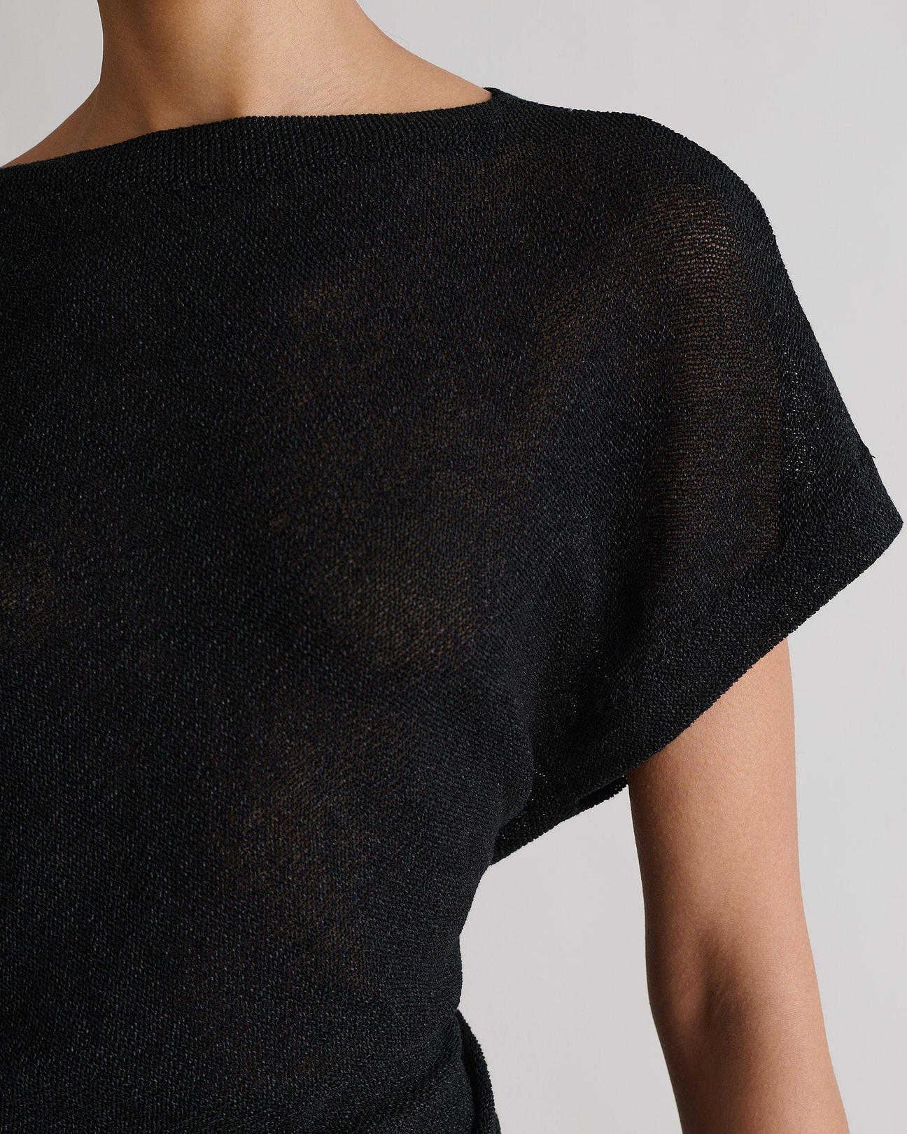 Slash neckline