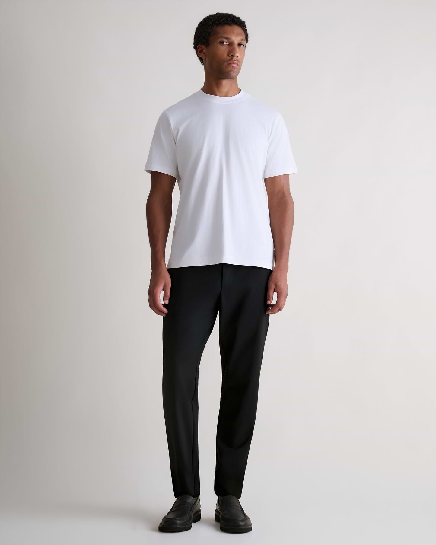Men's Classic Cotton Crew Neck T-shirt - White