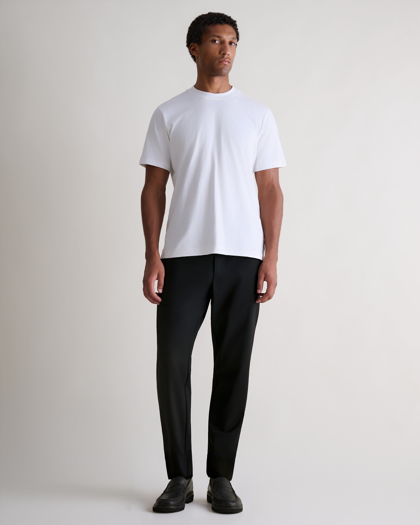 Men's Classic Cotton Crew Neck T-shirt - White