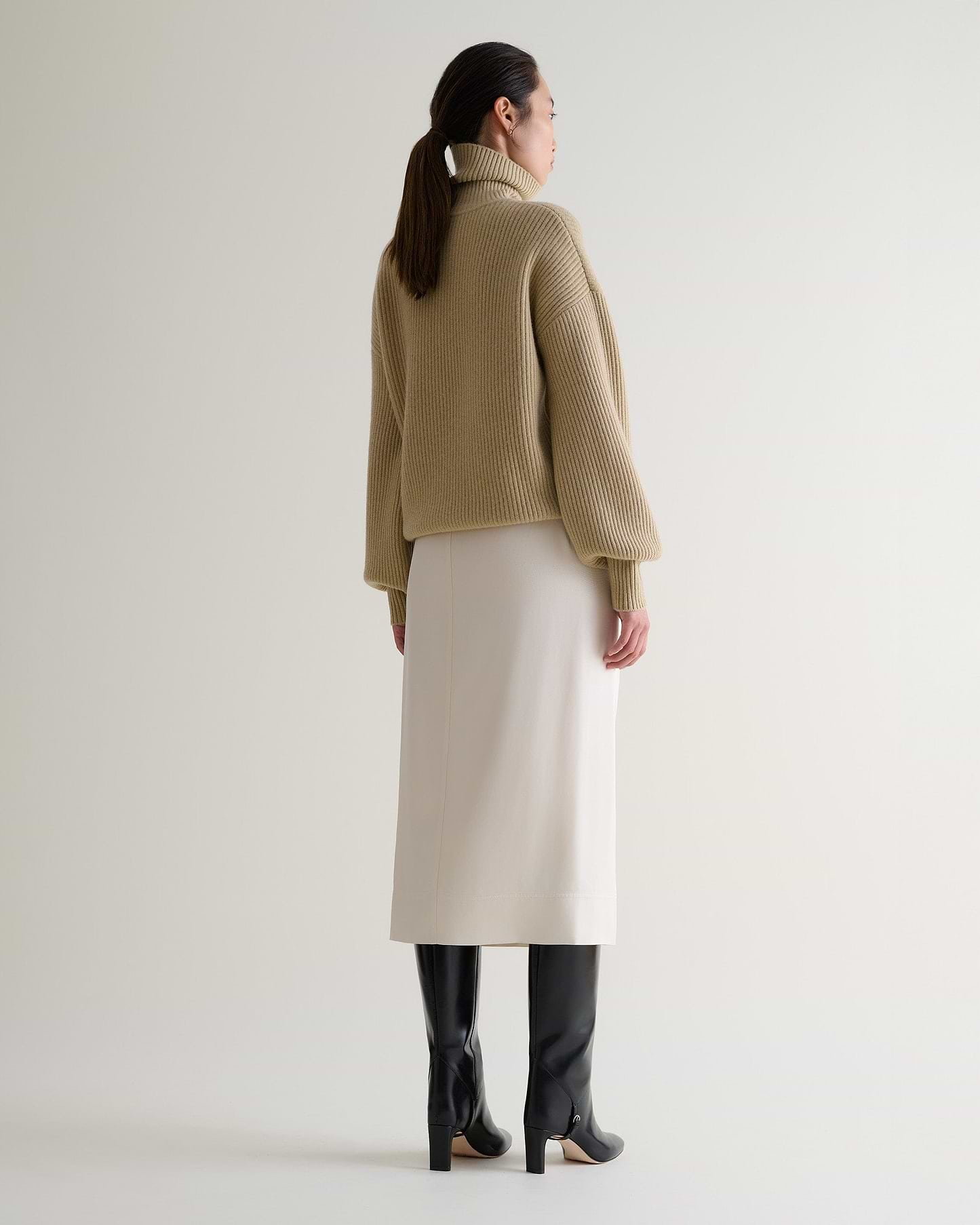 Women's NAIA™ Midi Wrap Skirt - Alabaster