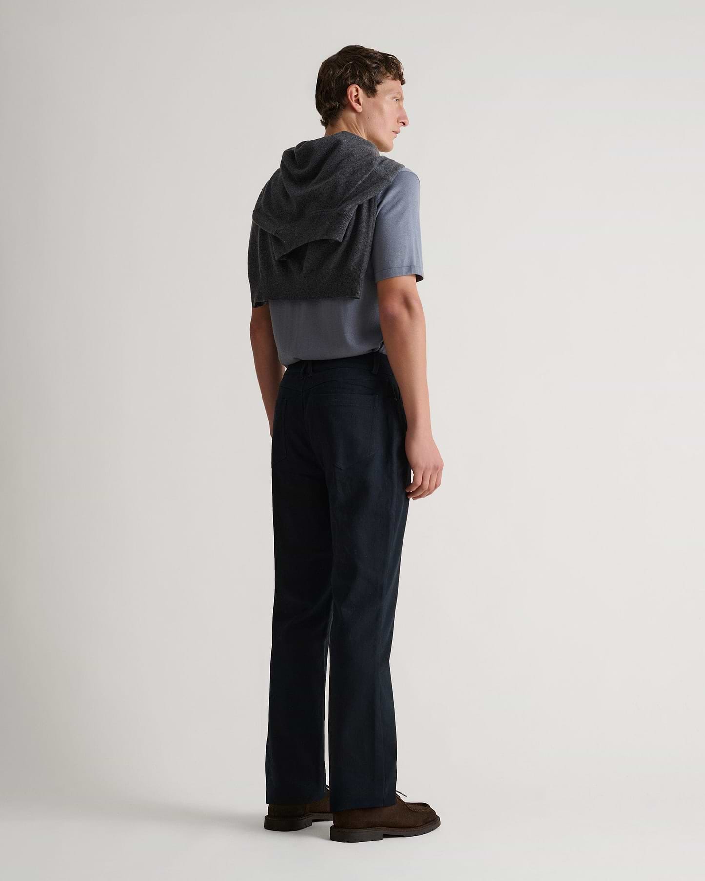 Men's Organic Cotton Straight Leg 5-Pocket Chino - Indigo