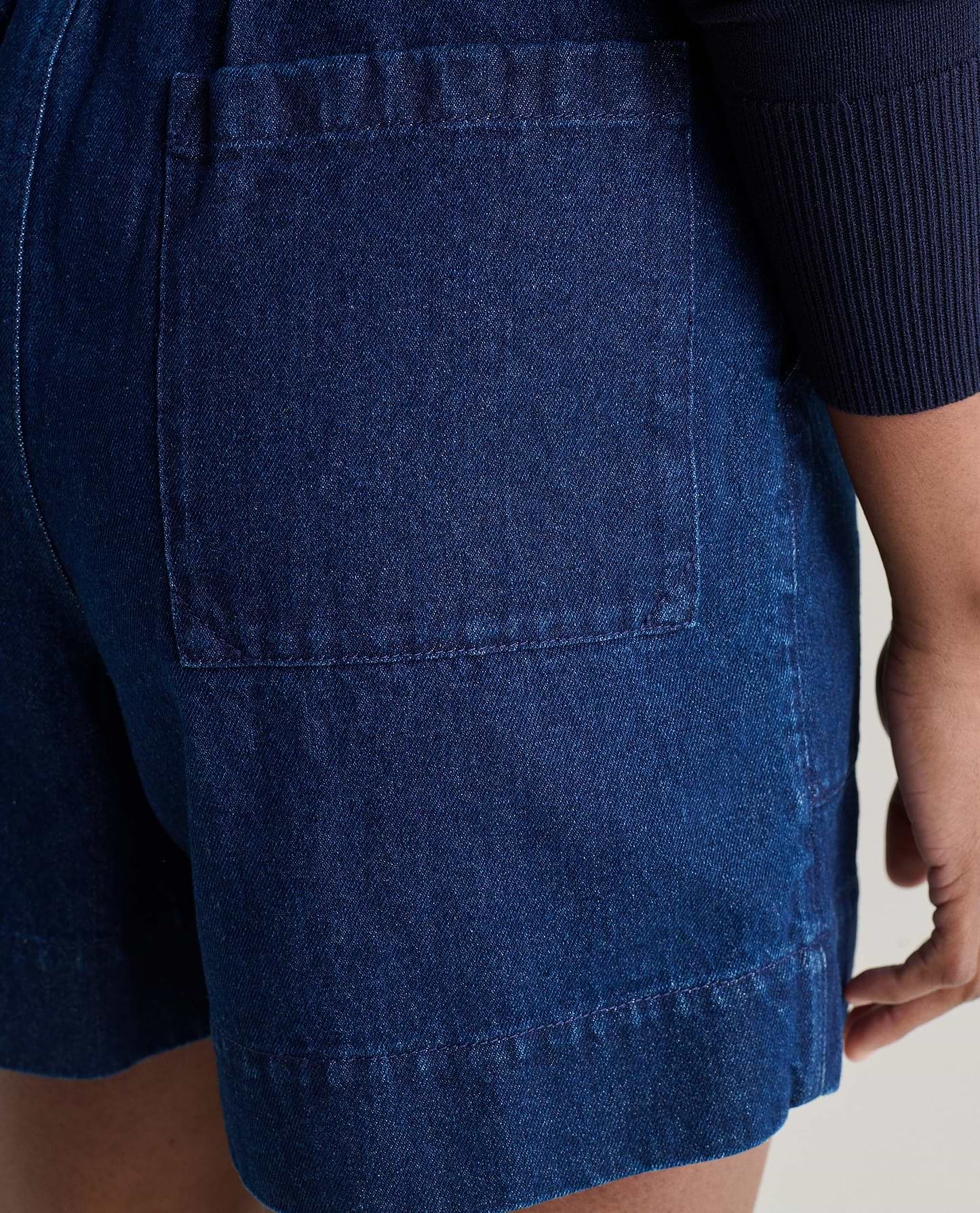 Women's Organic Denim Shorts - Indigo