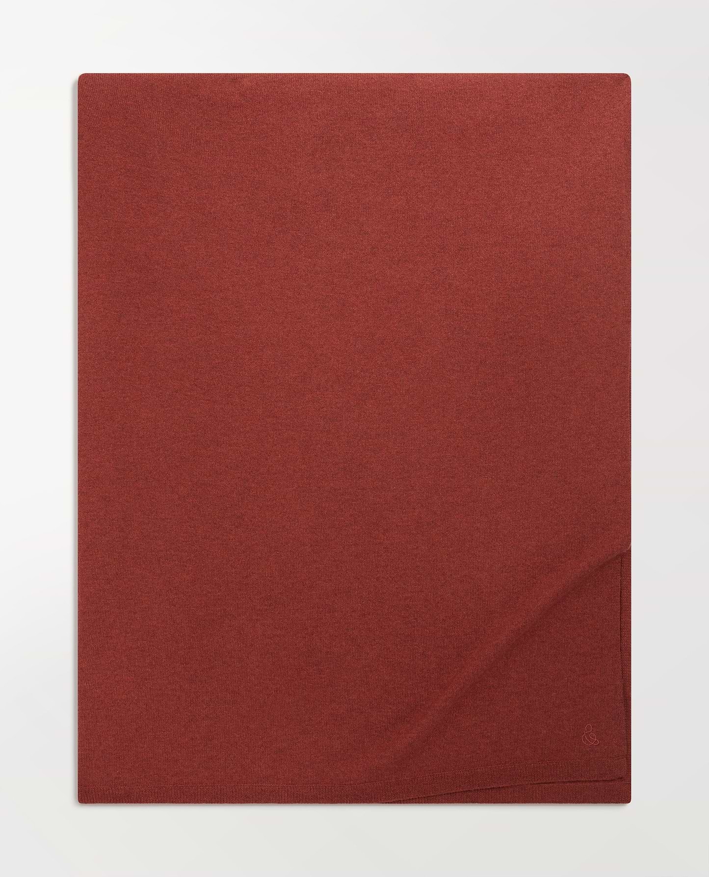Oversized Finest Cashmere Wrap - Deep Clay