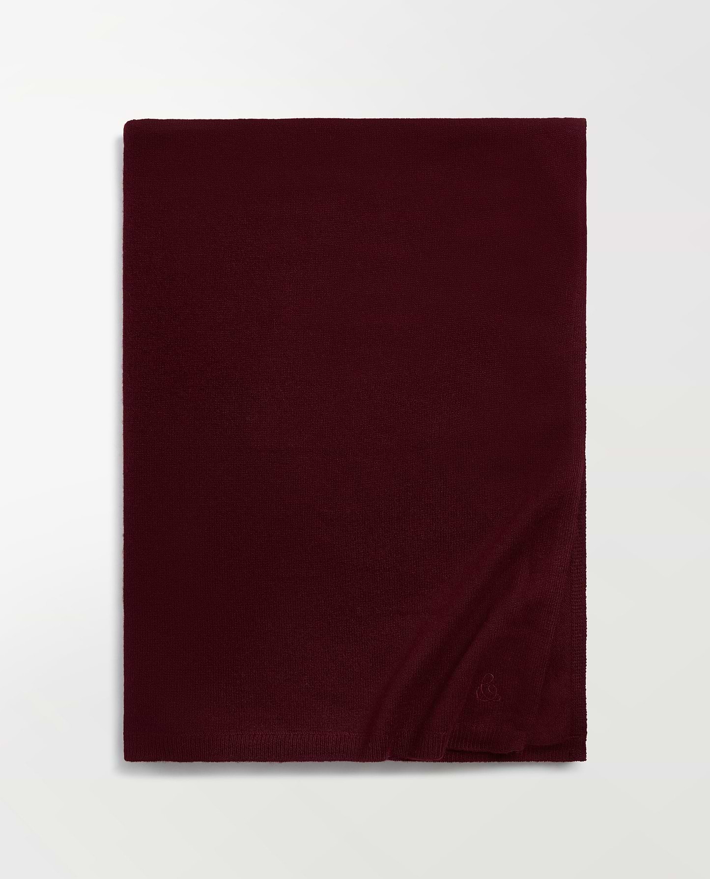 Oversized Finest Cashmere Wrap - Oxblood