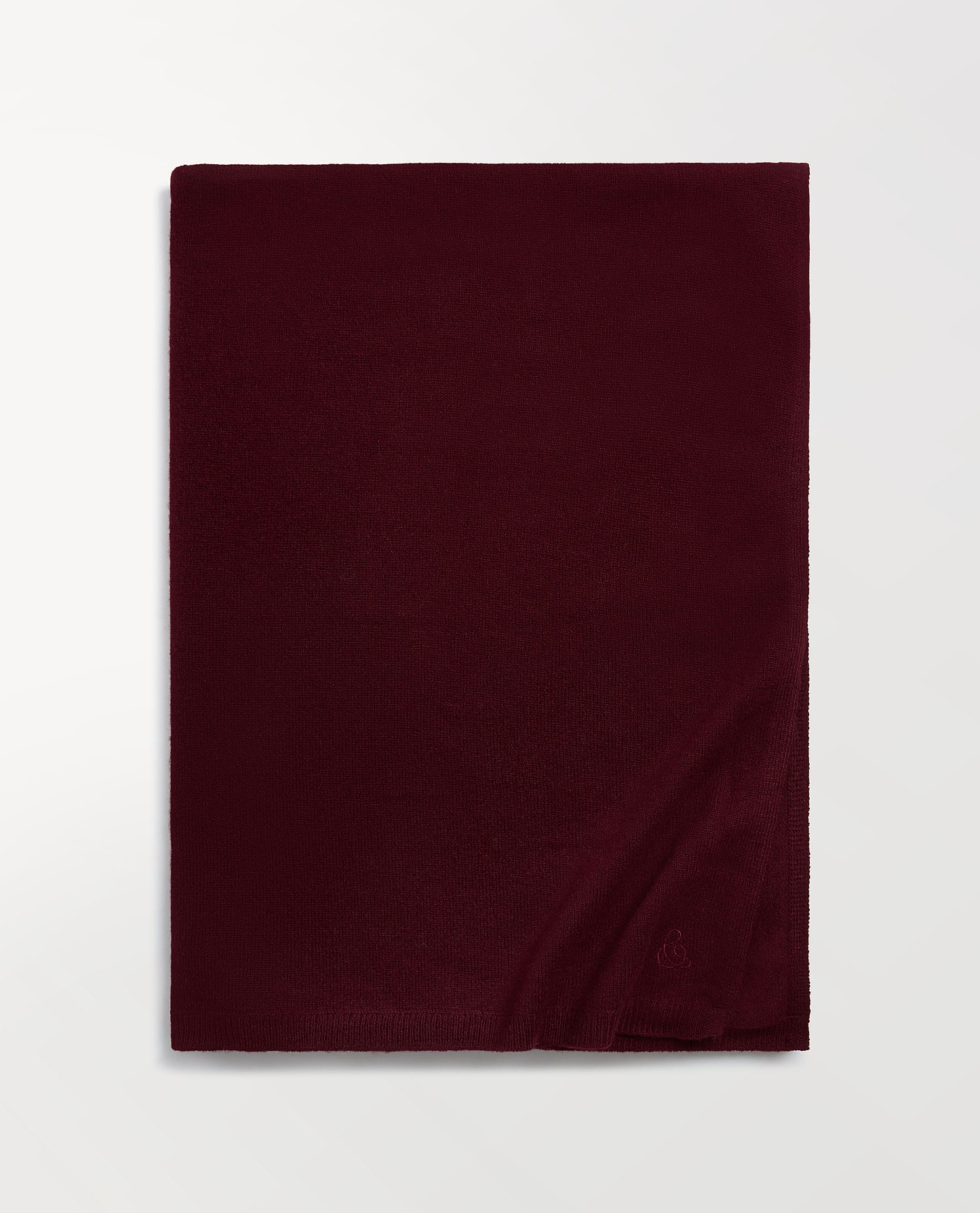 Oversized Finest Cashmere Wrap - Oxblood
