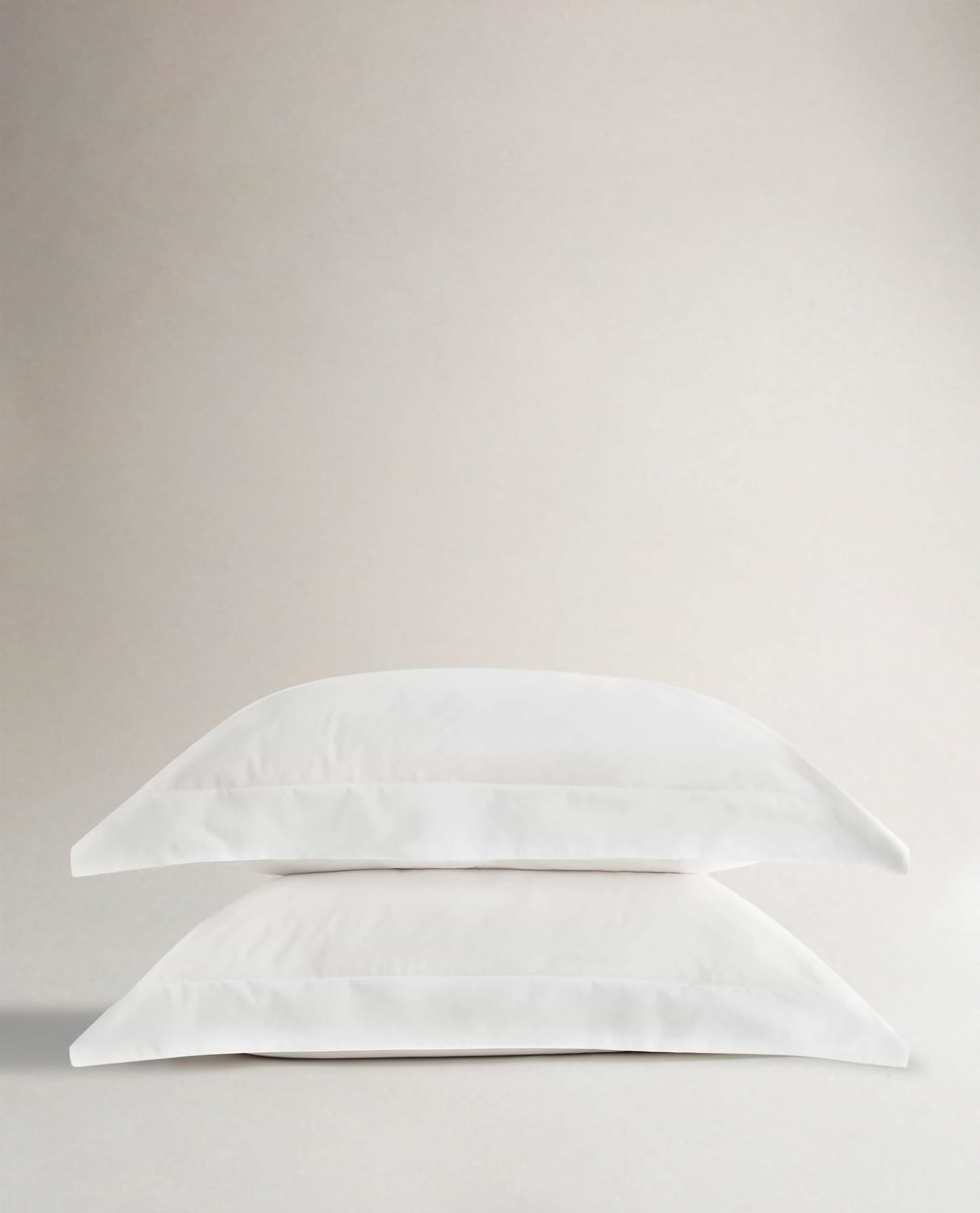 Relaxed & Refined Linen Oxford Pillowcase Set - White
