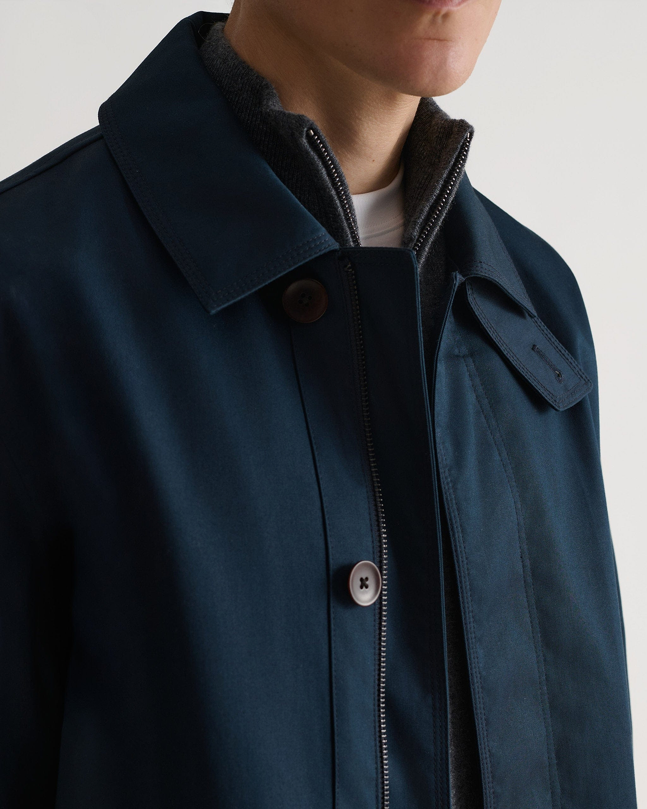 Corozo button fastening