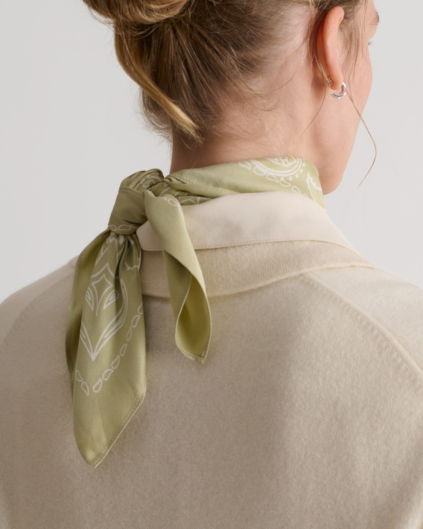 Silk Bandana - Fawn