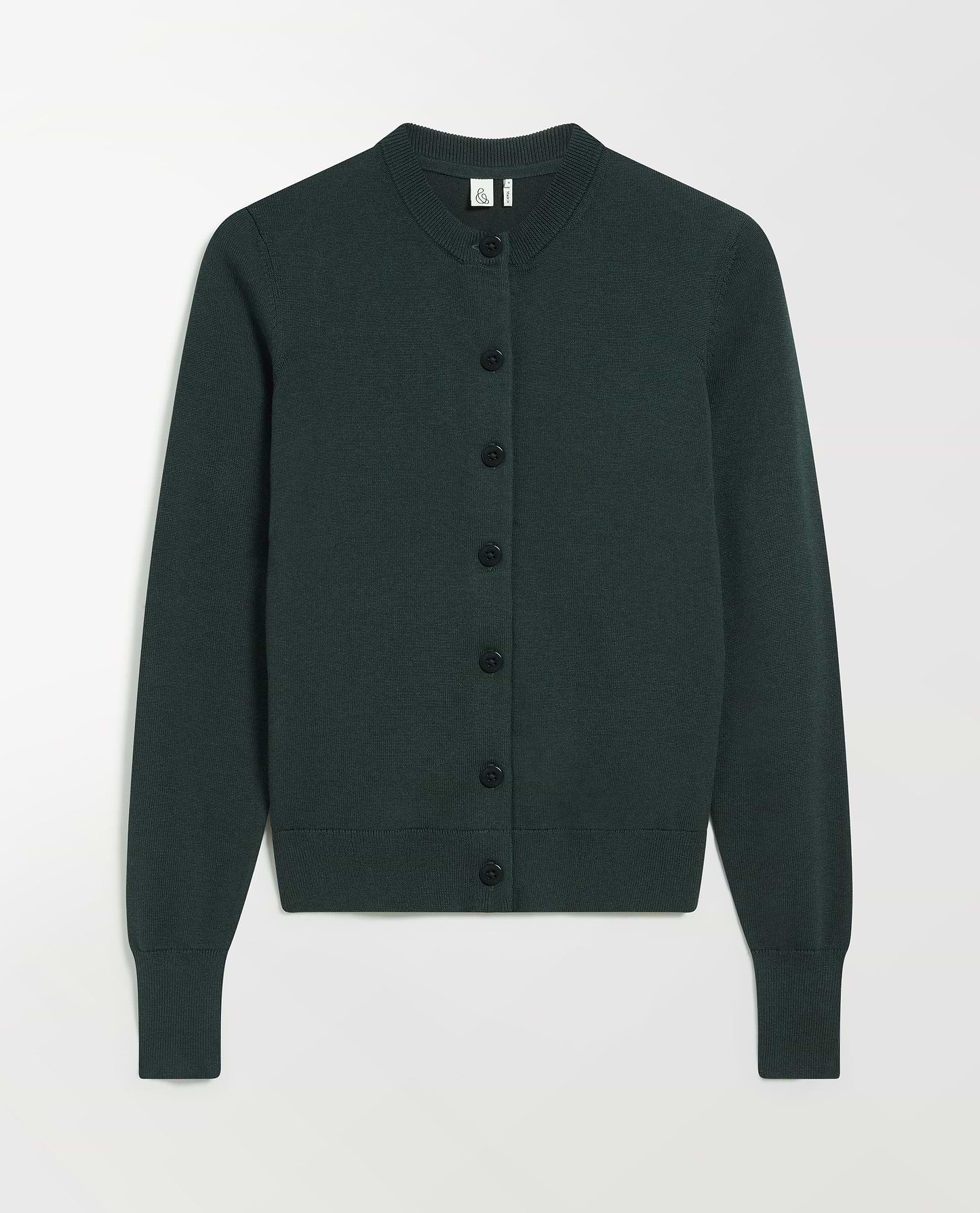 Silk-Cotton Cardigan - Kelp