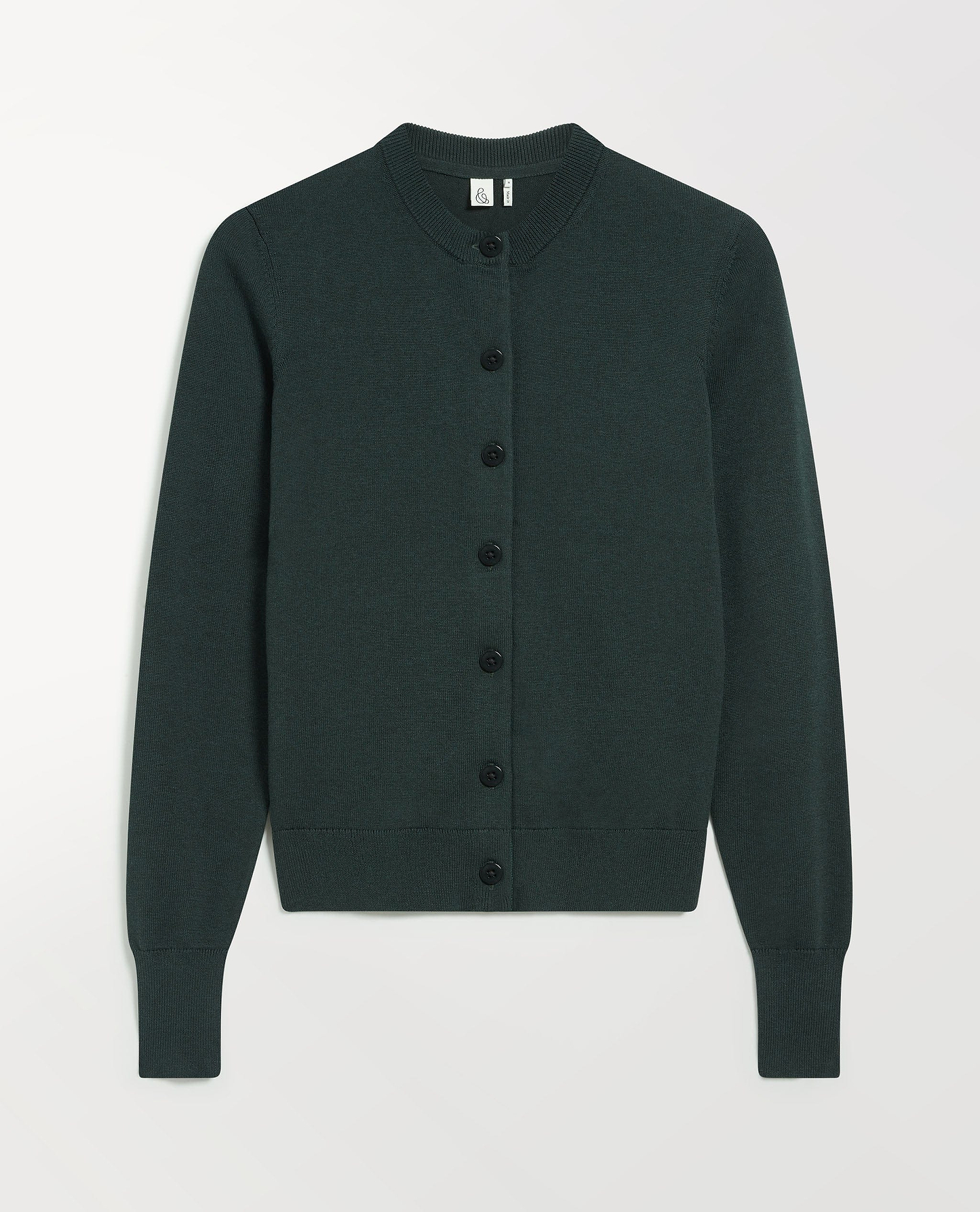 Silk-Cotton Cardigan - Kelp