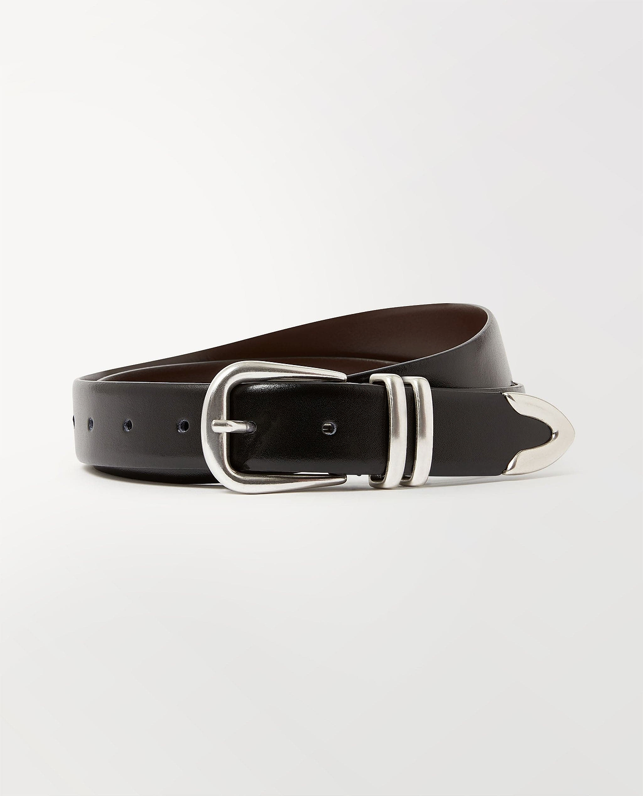 Silver-tone hardware