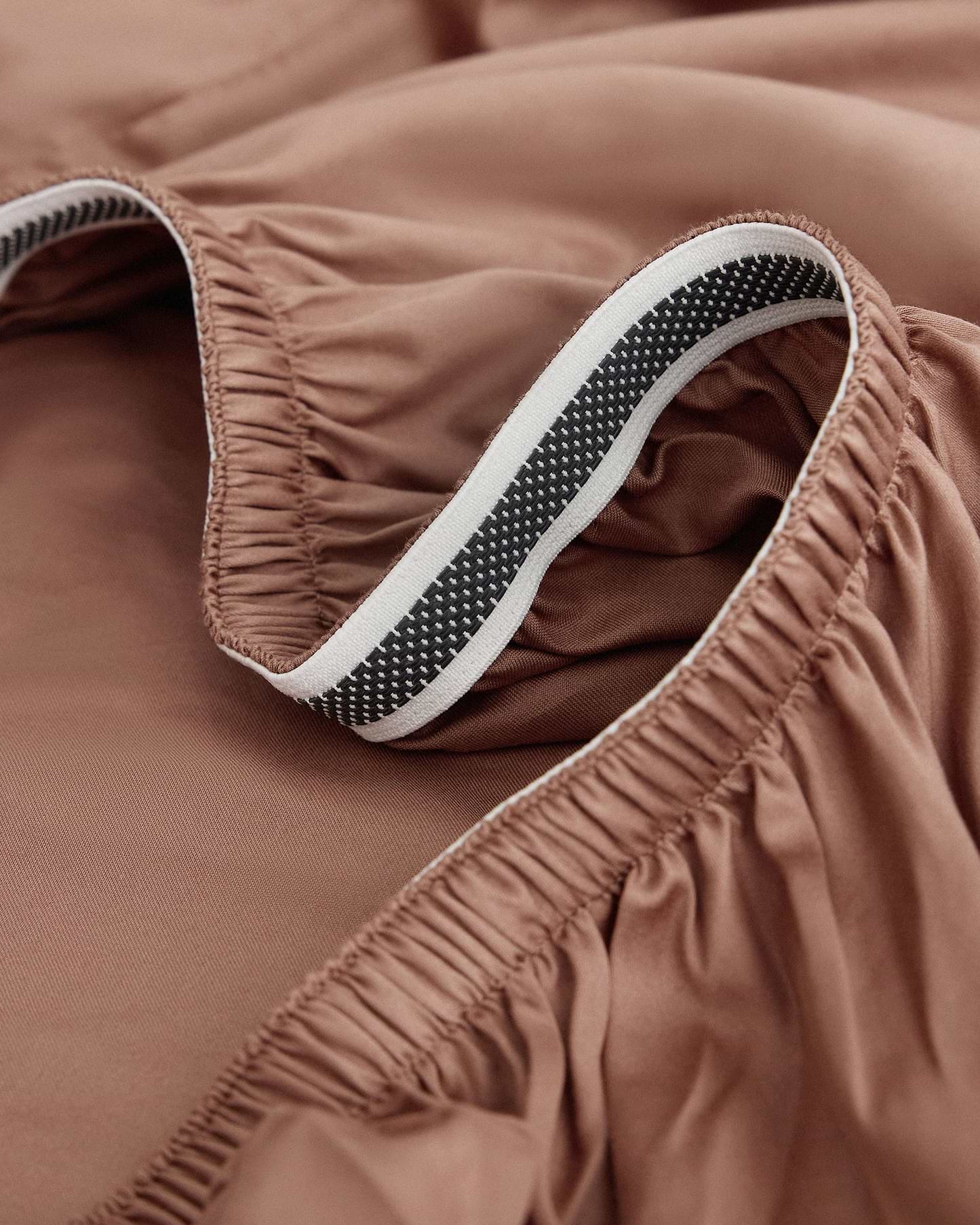 The Soft & Smooth Cotton Duvet Set - Deep Clay
