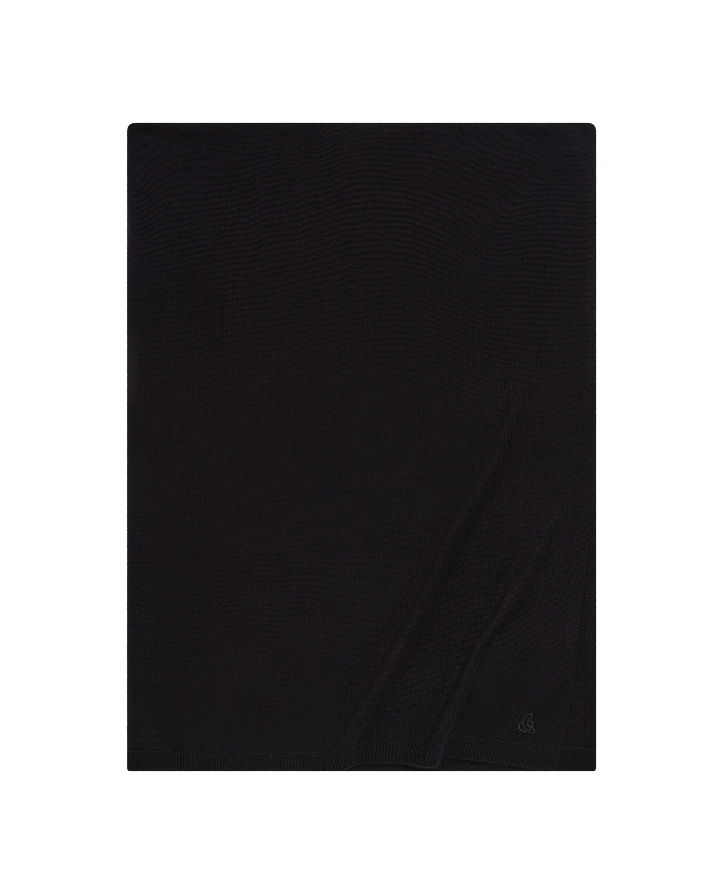 Oversized Finest Cashmere Wrap - Black