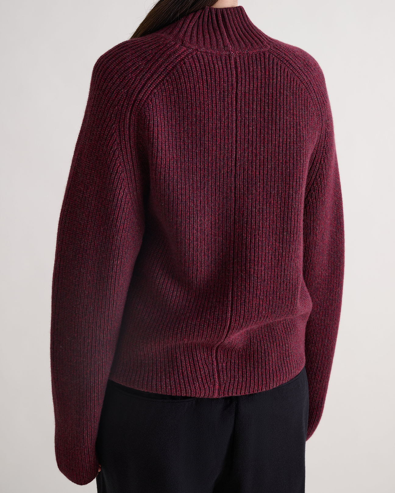 Chunky rib knit texture