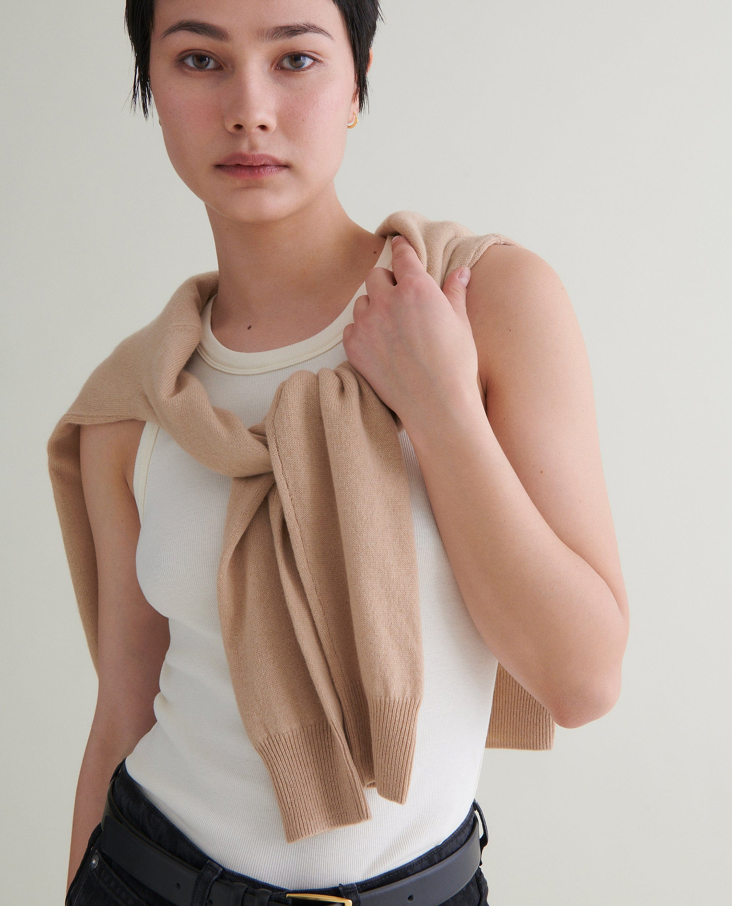 Women's Cotton Racer Vest - Buttermilk