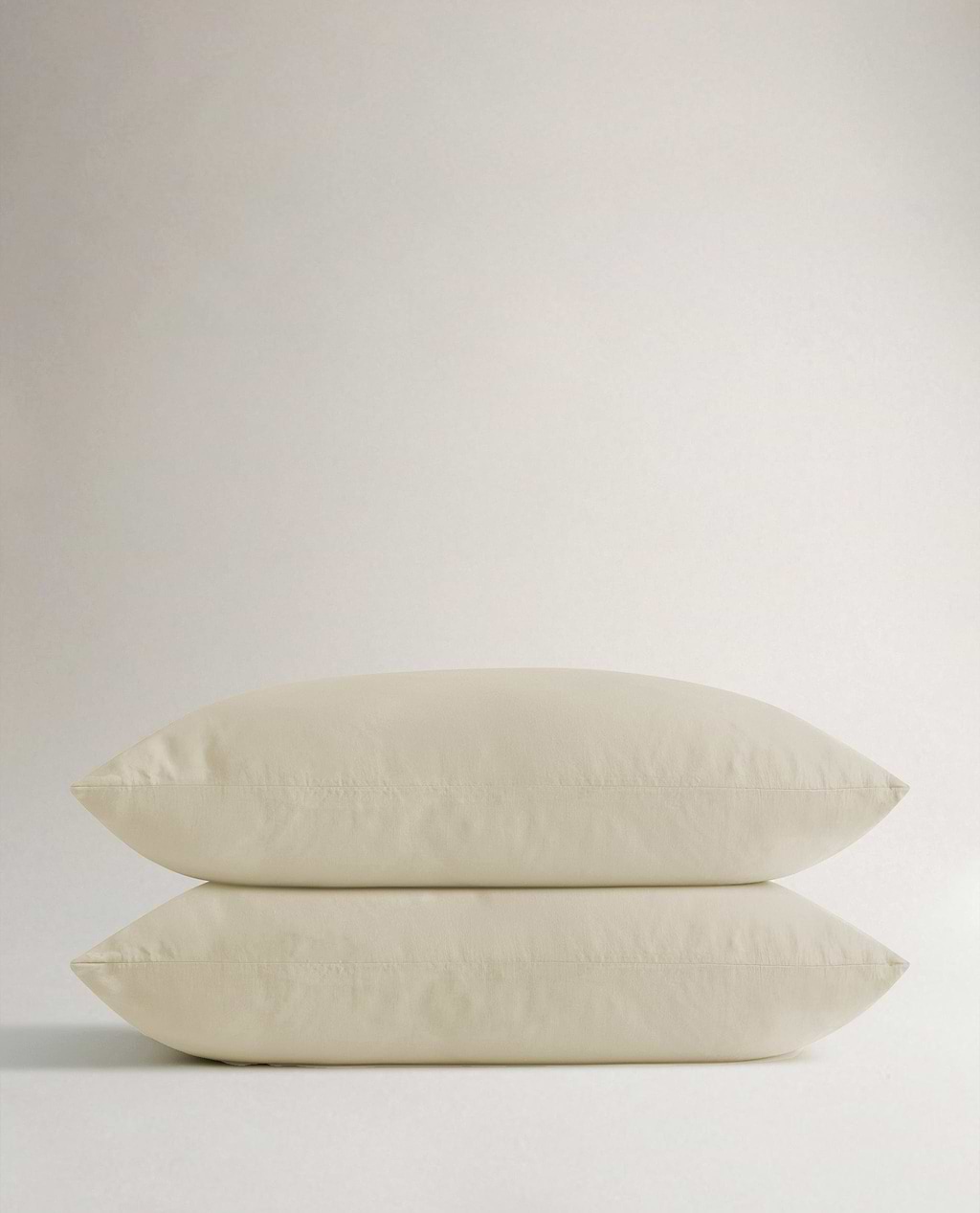 House European Flaxª Linen Pillowcase Set Celery