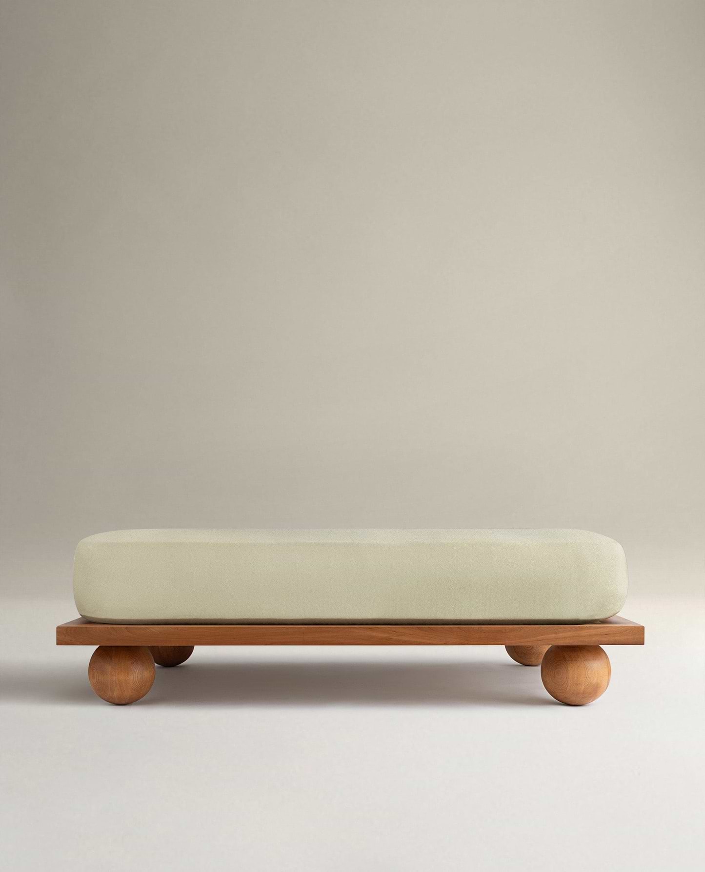 Image 1 of 5 showing Rise & Fall's Relaxed & Refined European flax™ linen fitted sheet in celery.