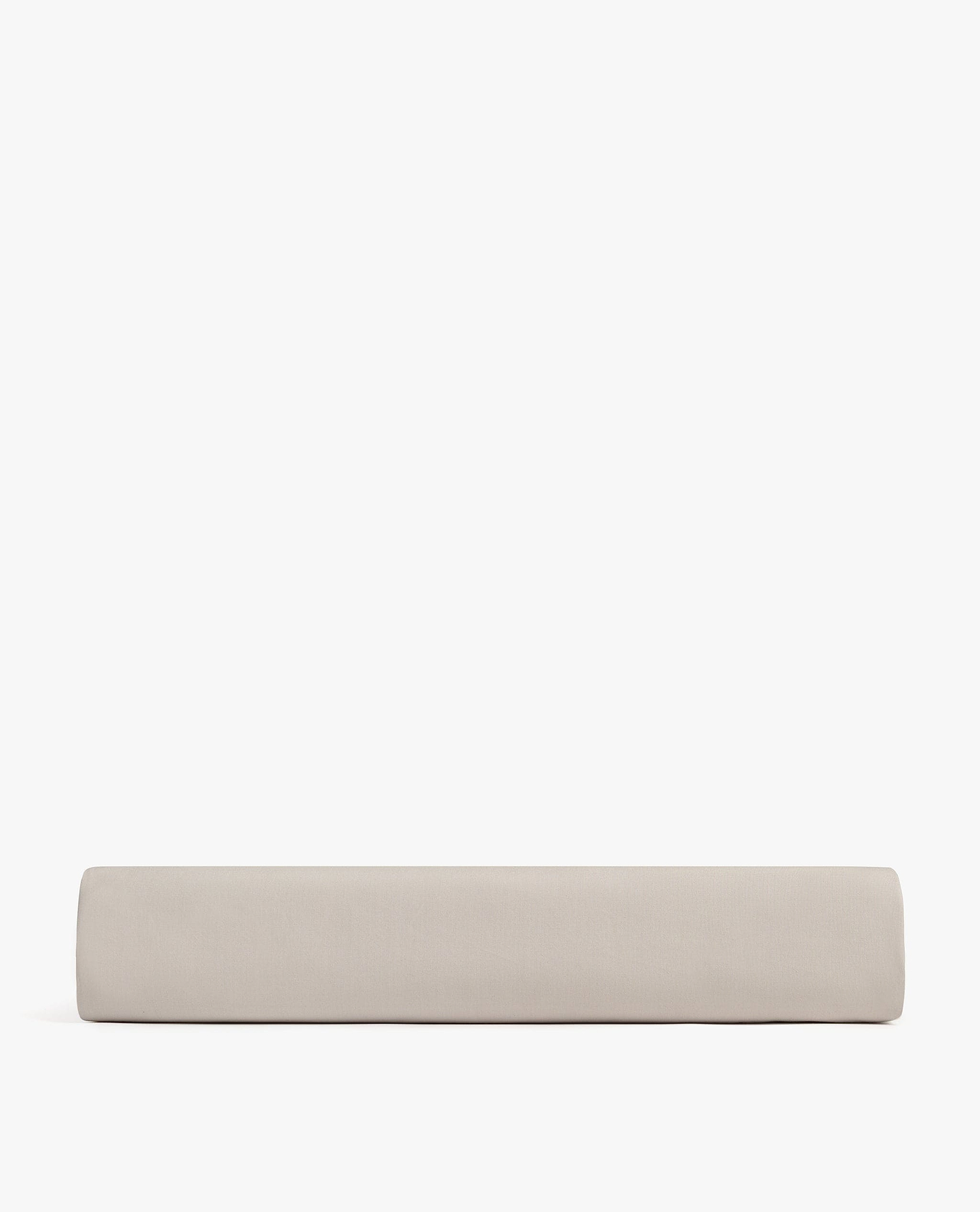 Image 3 of 3 showing Rise & Fall's Soft & Smooth organic sateen cotton flat sheet in pebble.