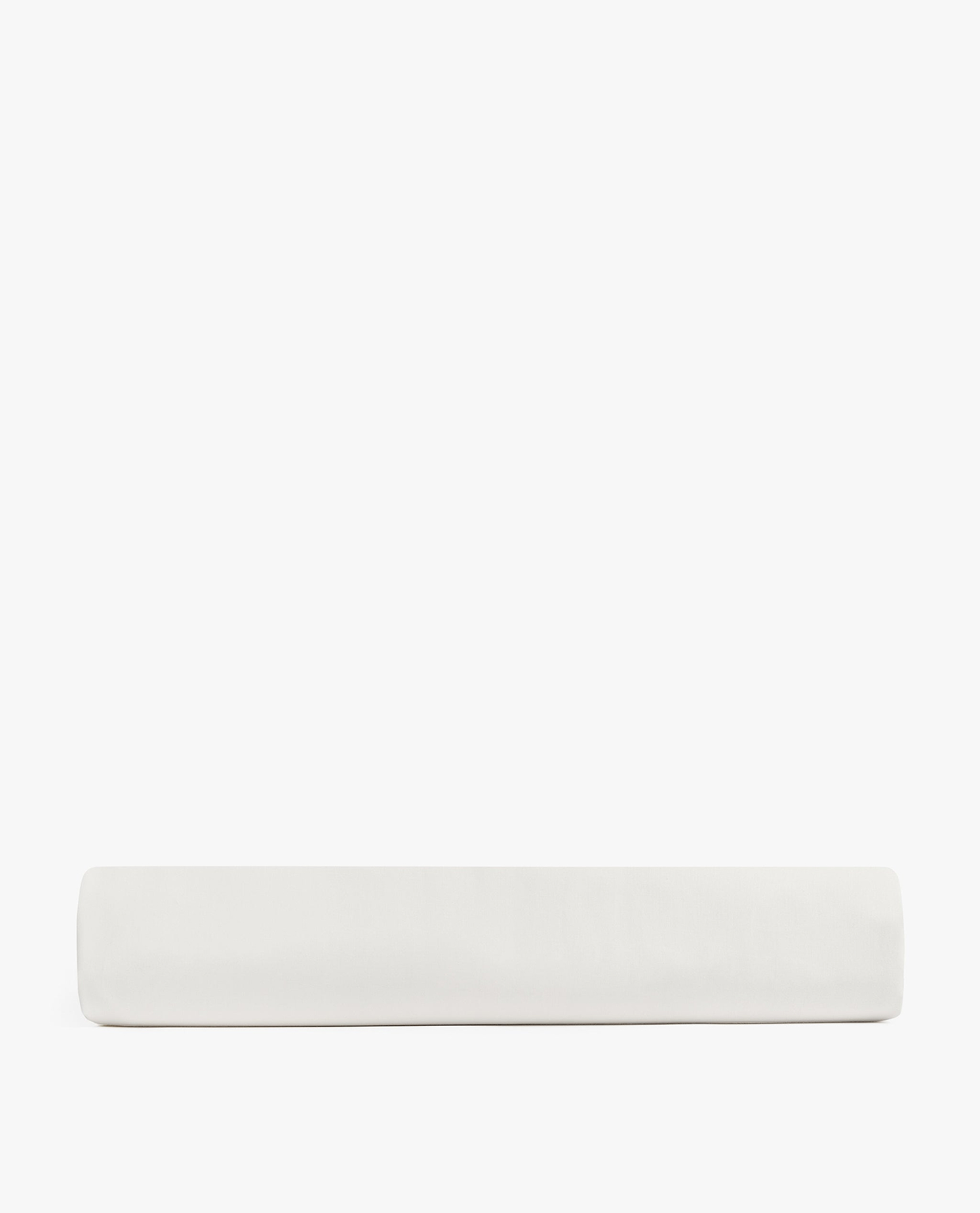 Image 3 of 3 showing Rise & Fall's Soft & Smooth organic sateen cotton flat sheet in white. 