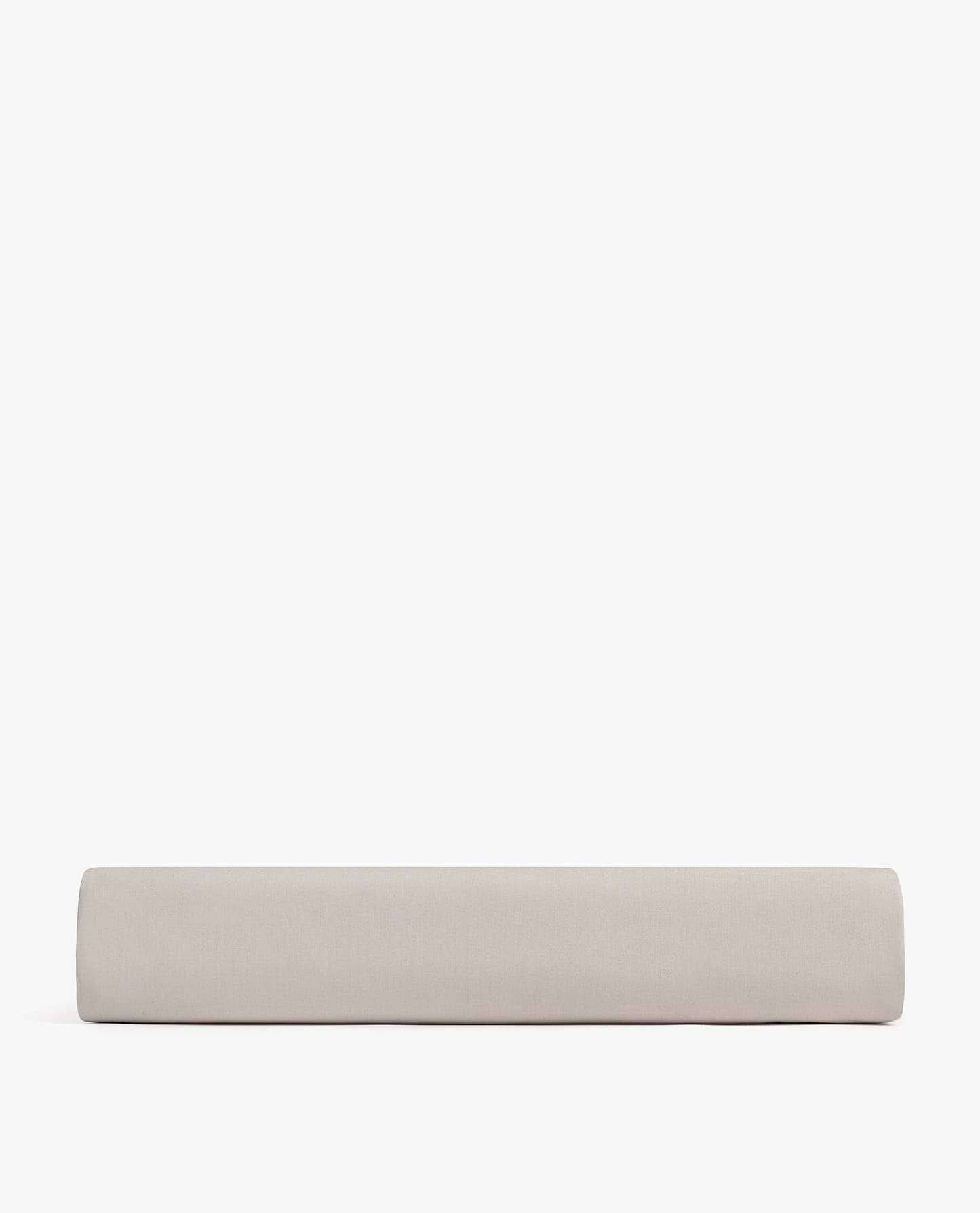 Image 4 of 5 showing Rise & Fall's grey Soft & Smooth sateen cotton deep fitted sheet.