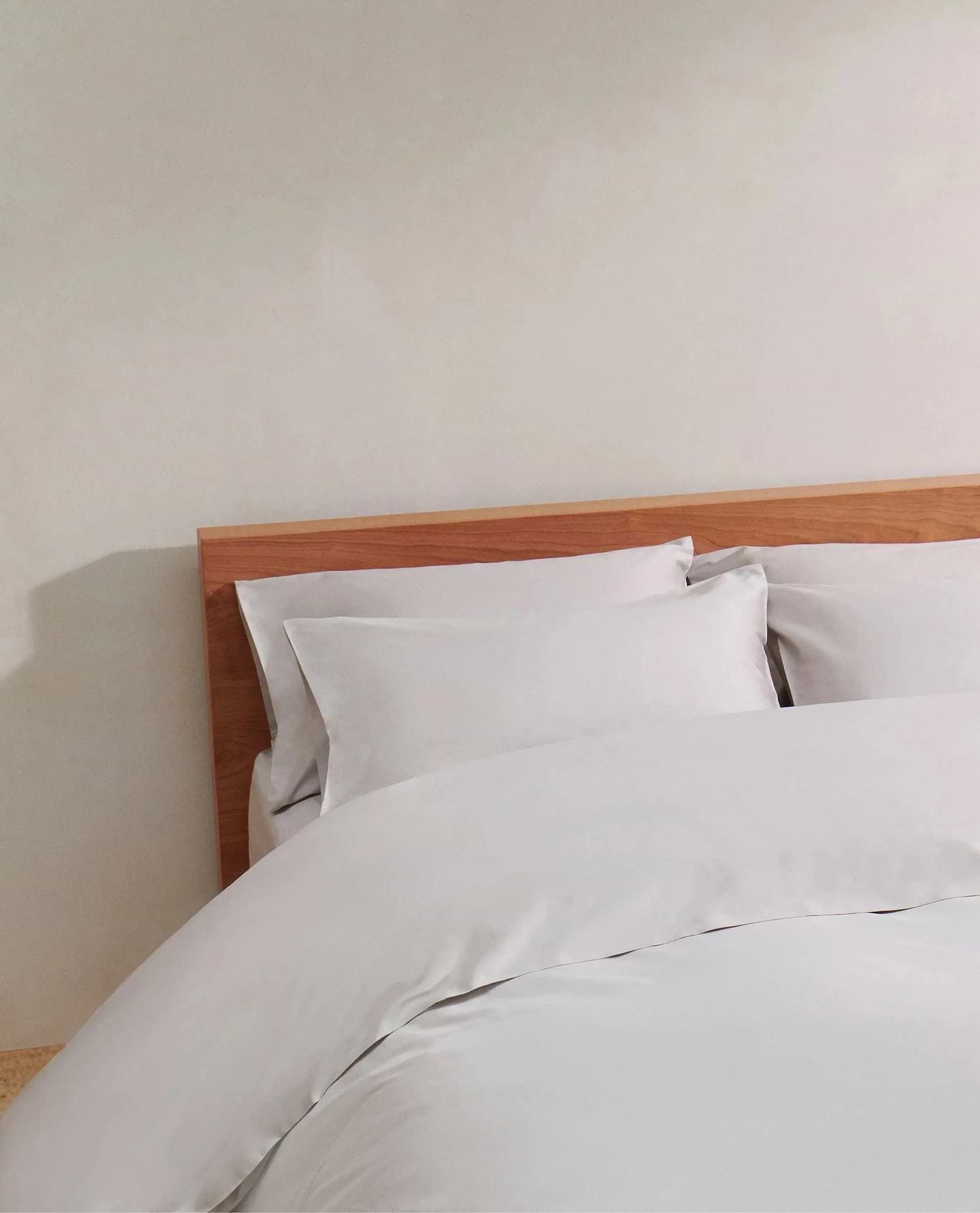 Soft & Smooth Cotton Deluxe Duvet Bundle - Pebble - King