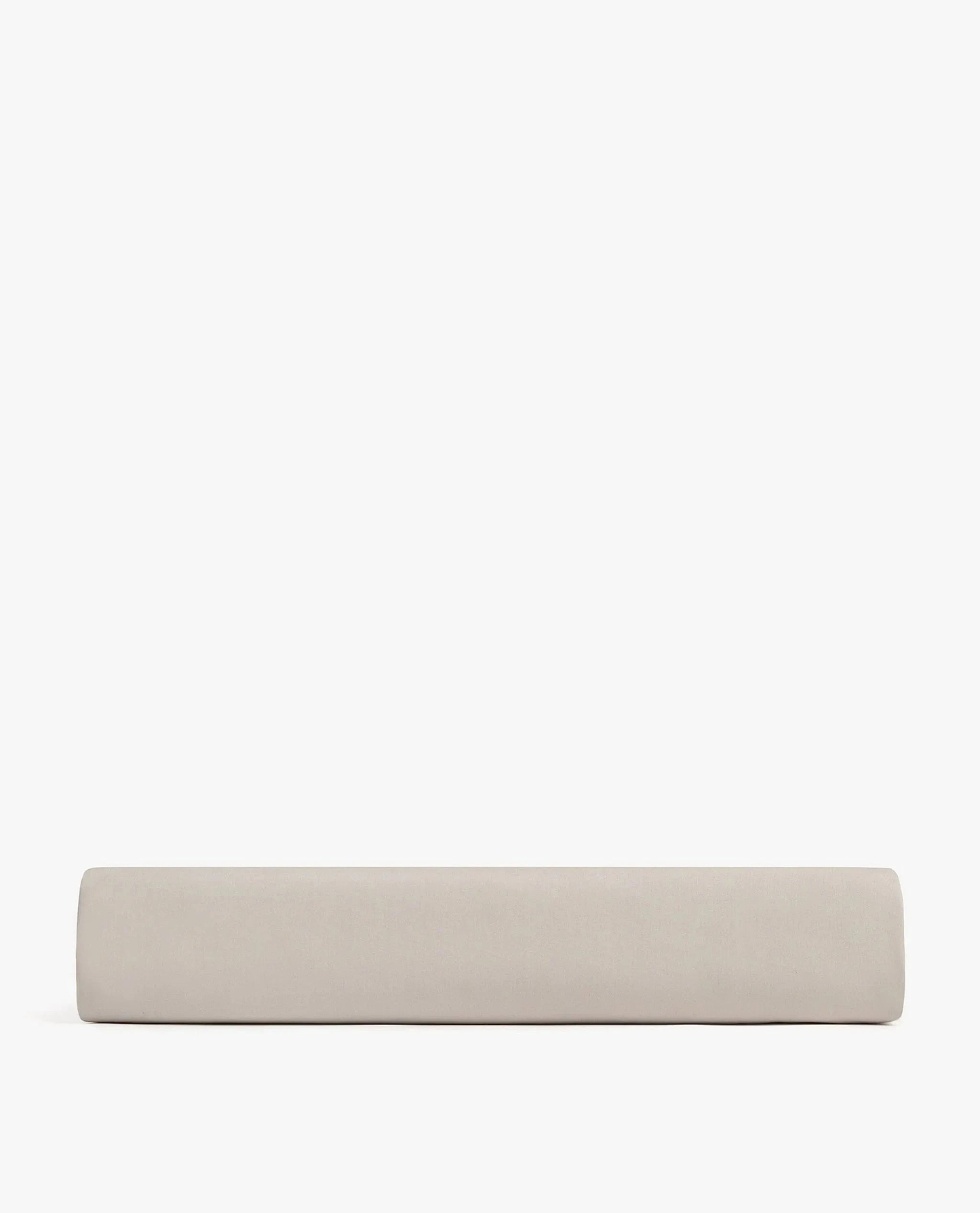 Image 4 of 5 showing Rise & Fall's Crisp & Cool organic cotton fitted sheet in pebble.