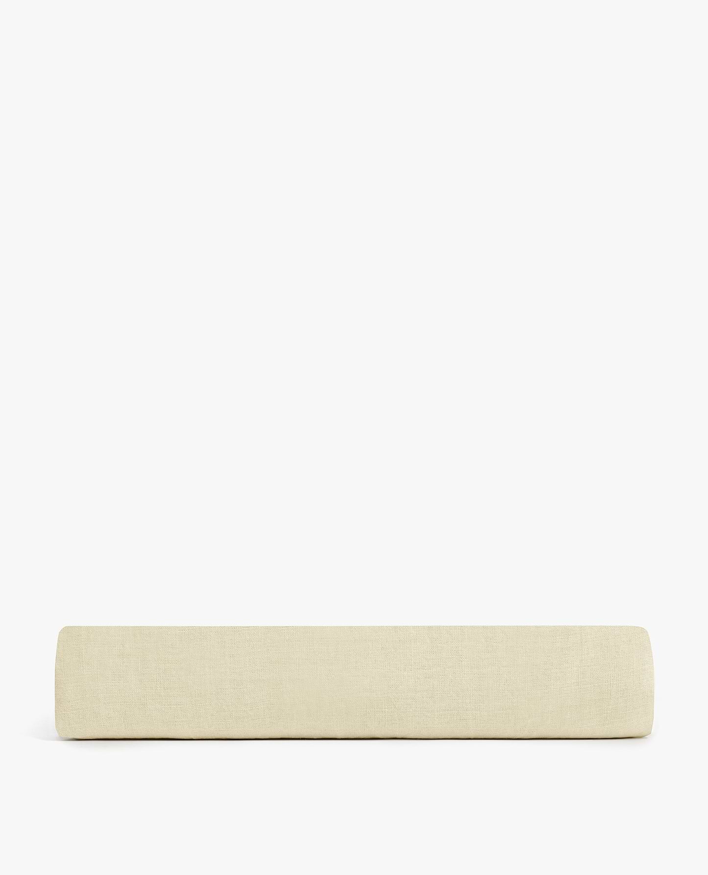Image 5 of 5 showing Rise & Fall's Relaxed & Refined European flax™ linen fitted sheet in celery.
