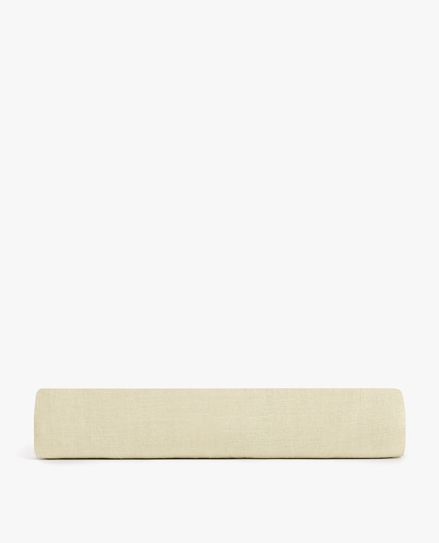 Image 5 of 5 showing Rise & Fall's Relaxed & Refined European flax™ linen fitted sheet in celery.