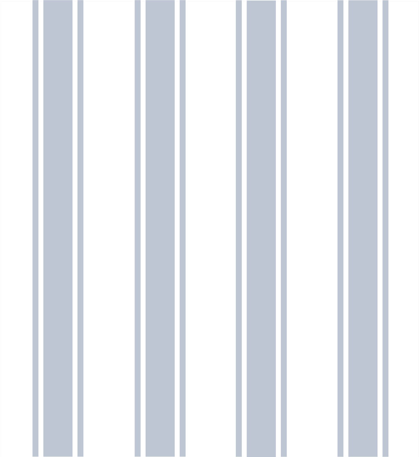 Image 6 of 6 showing Rise & Fall's Crisp & Cool organic cotton bed sheet in blue stripe ticking swatch.