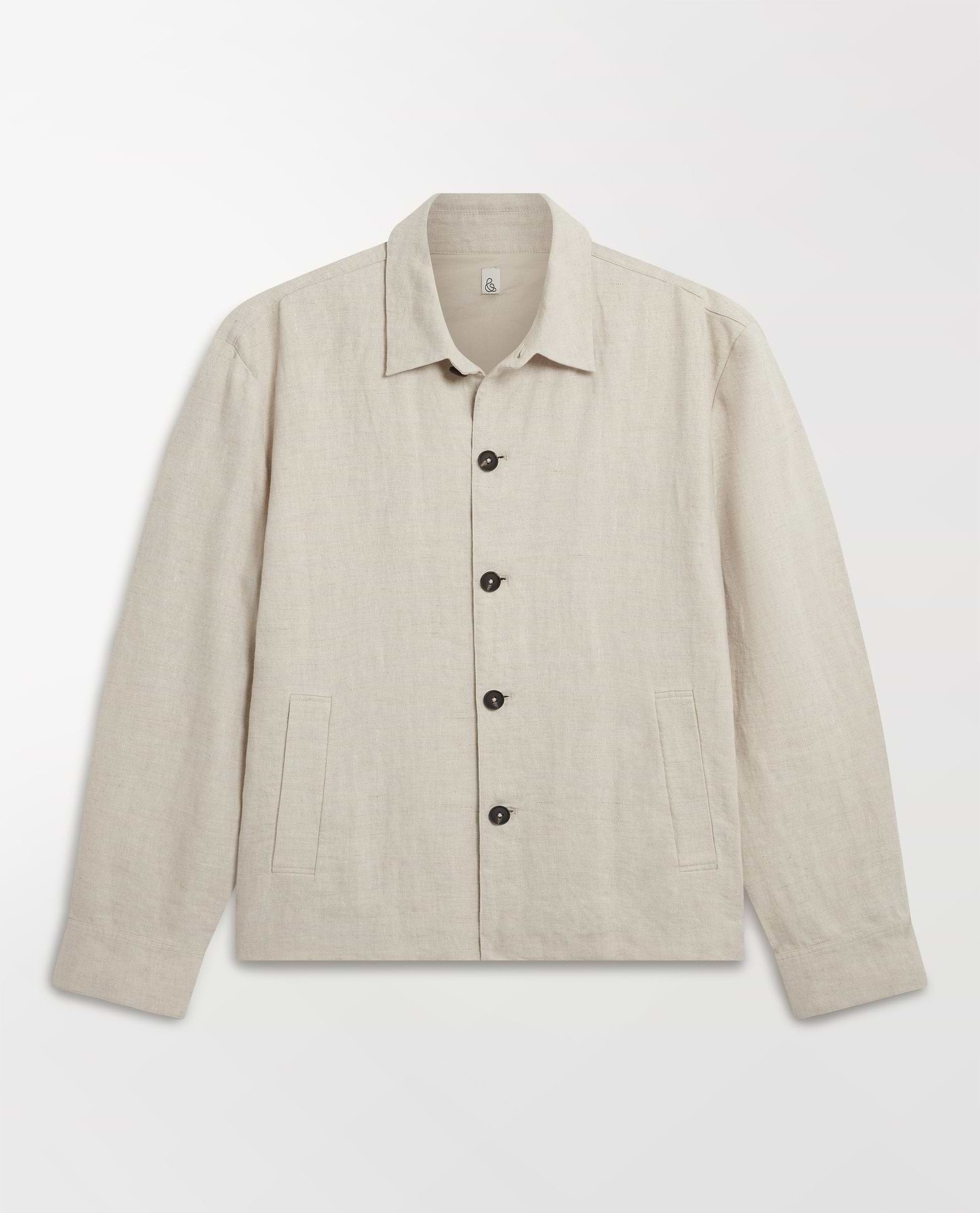Men's European Flaxª Linen Relaxed Suit Jacket - Natural