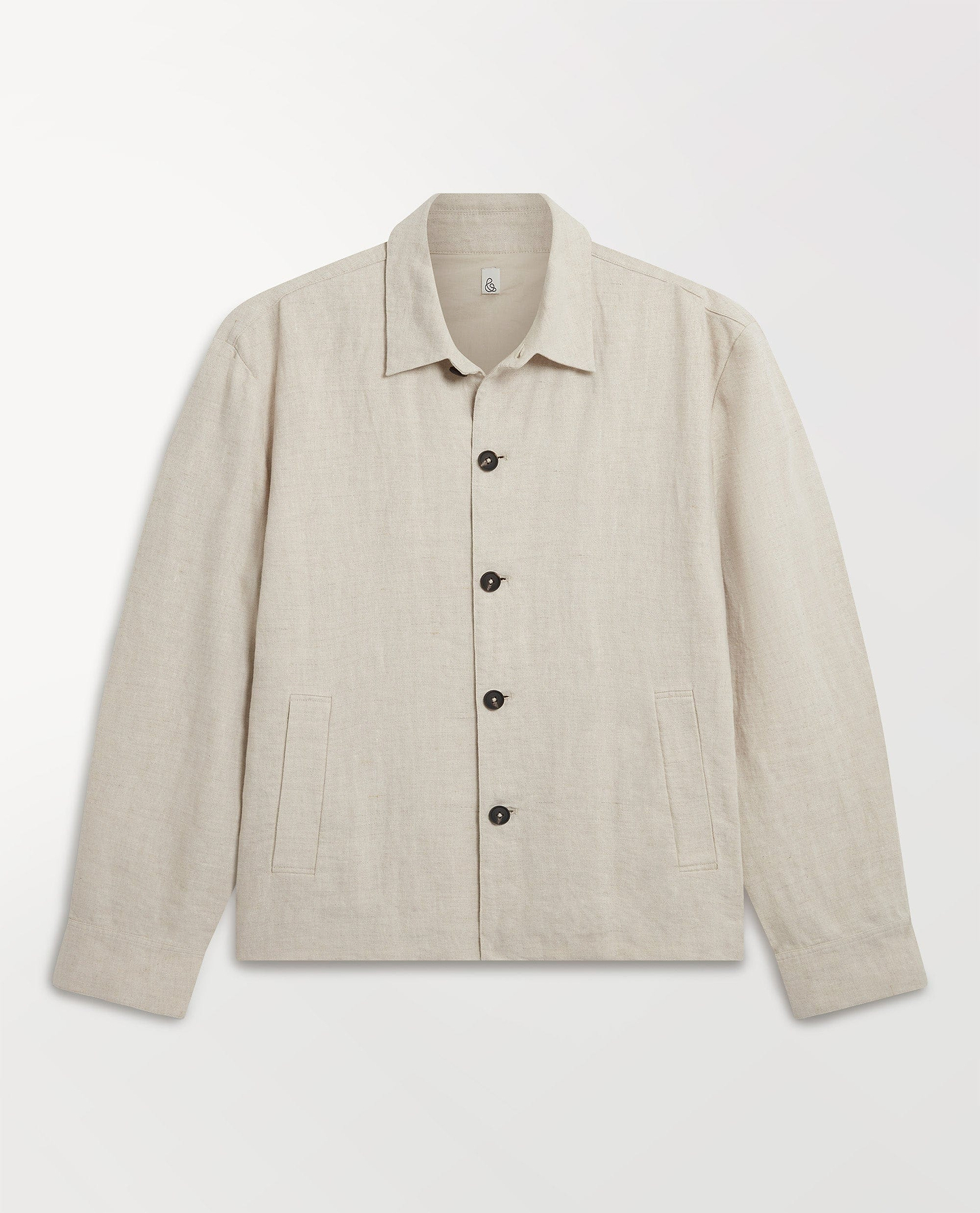 Men's European Flaxª Linen Relaxed Suit Jacket - Natural