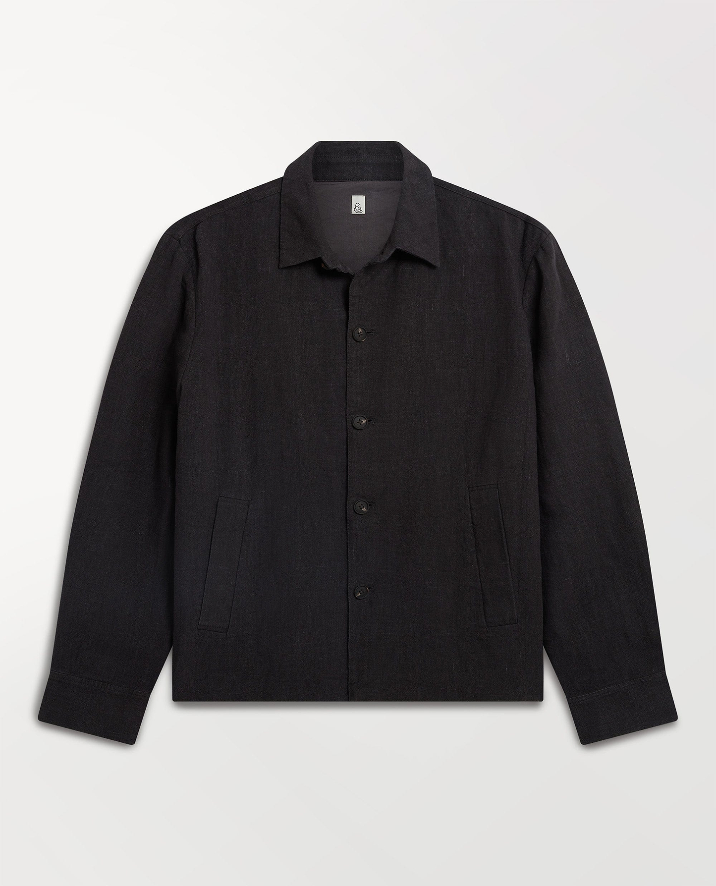 Men's European Flaxª Linen Relaxed Suit Jacket - Smoke
