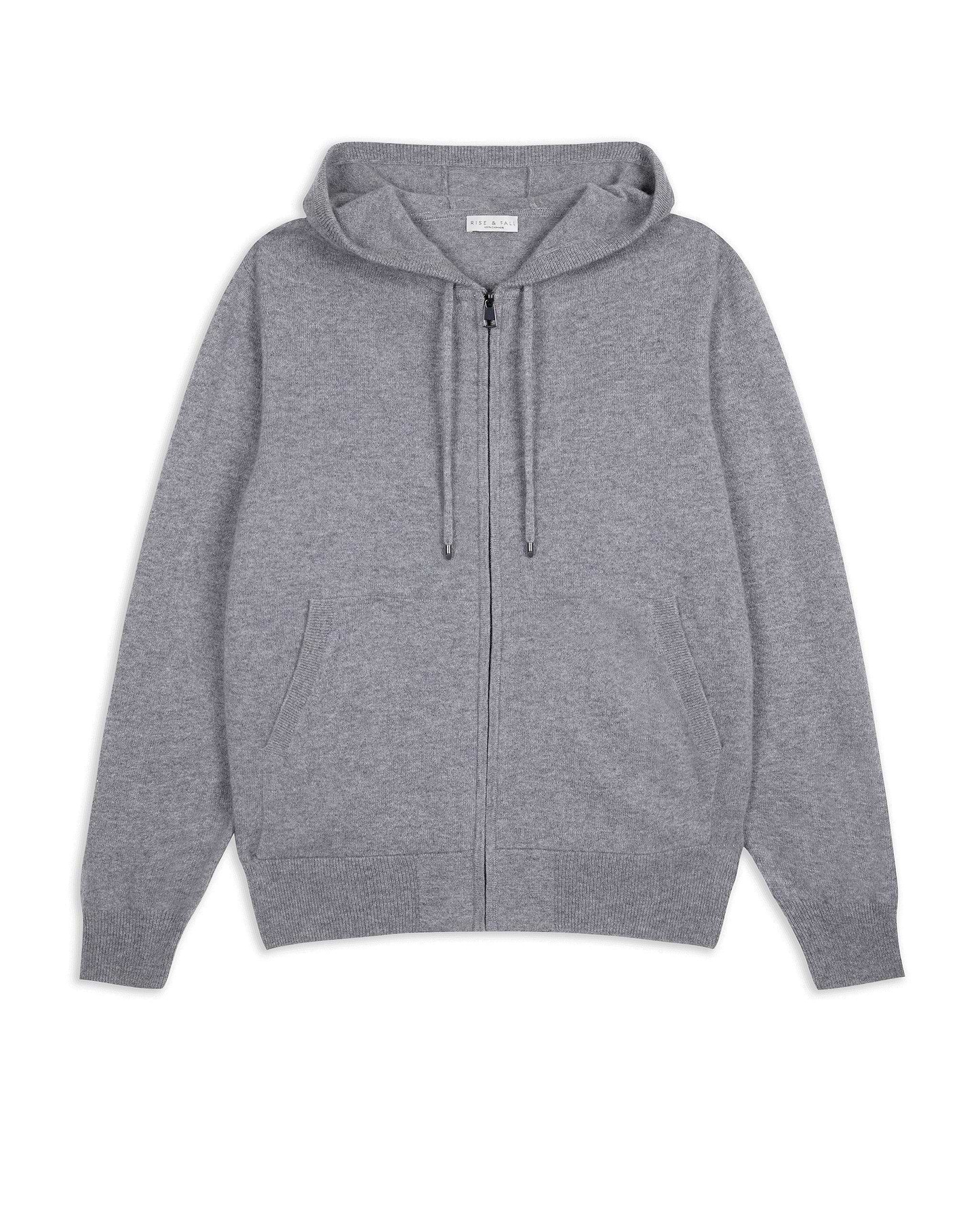 Men's Finest Cashmere Full Zip Hoodie