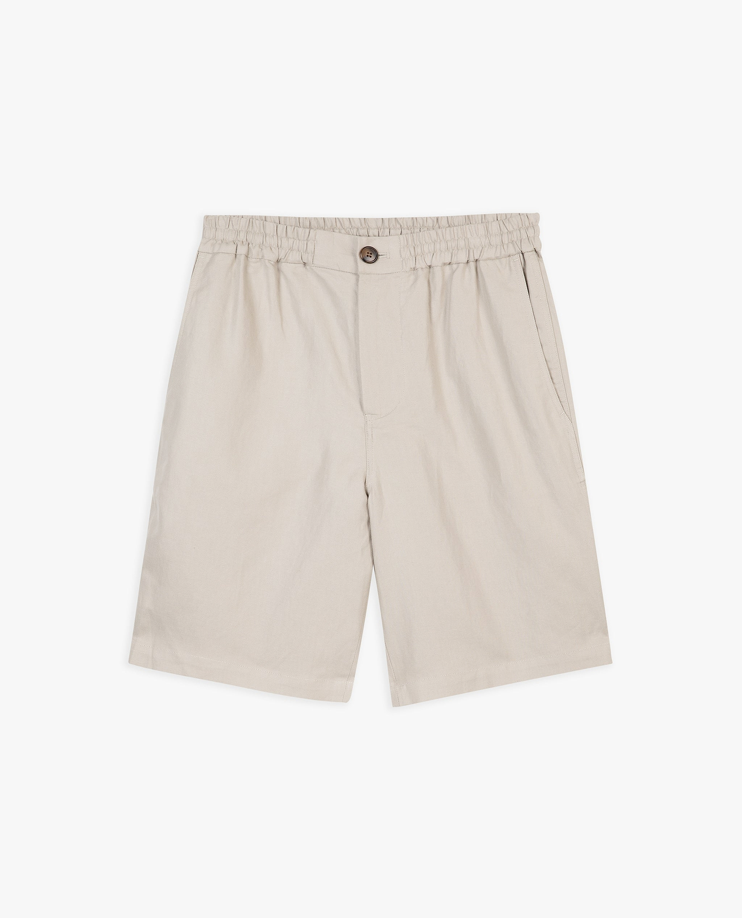 Men's French Linen Shorts - Stone