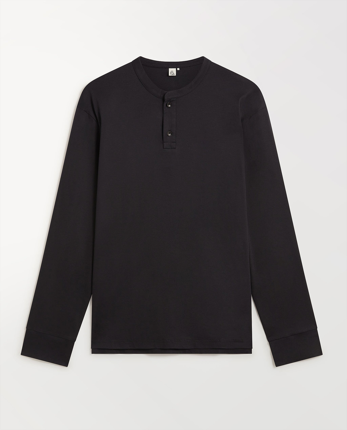 Men's Organic Cotton Pyjama Top - Charcoal-[colour]-[size]-Rise &amp; Fall