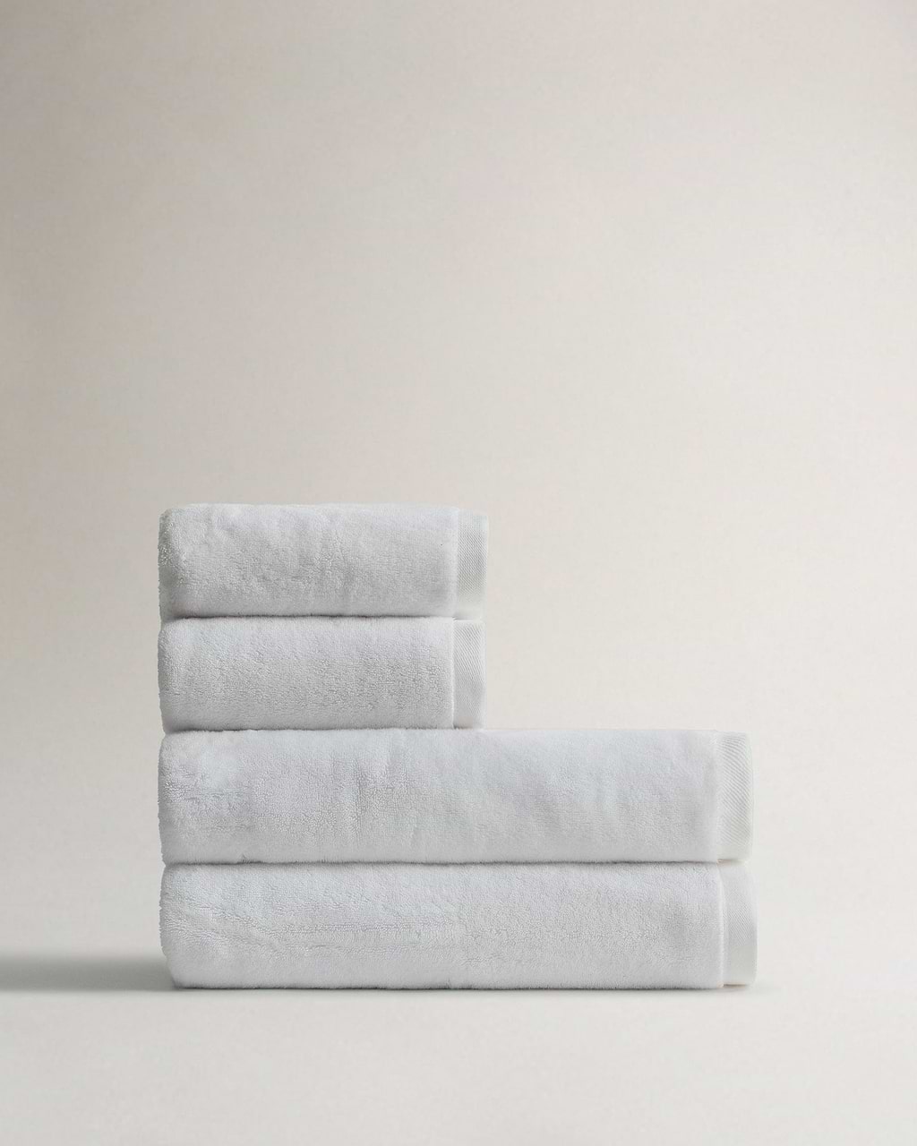 Turkish Cotton Bath Sheet Bundle (Pack of 4) - White