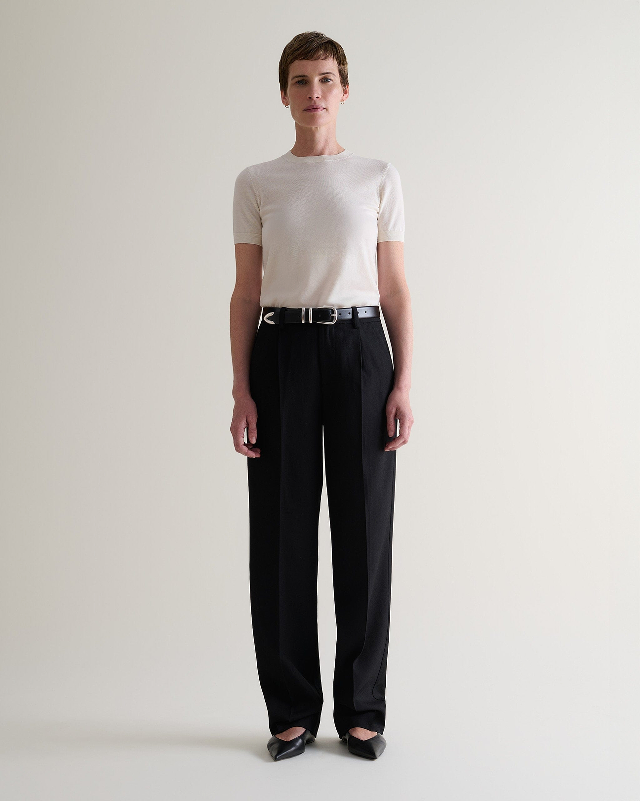 Hip-length hem