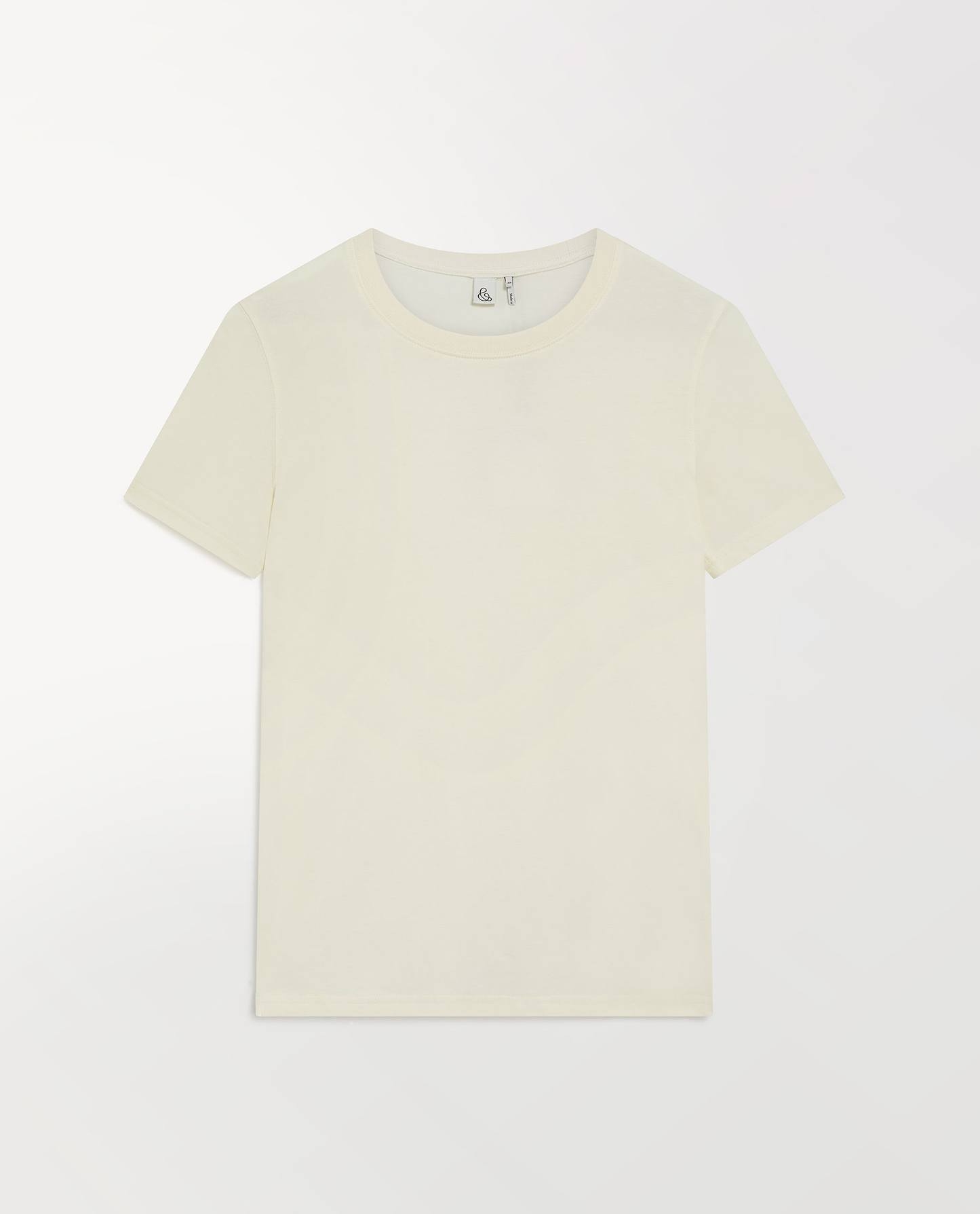 Classic Cotton Crew Neck T-shirt - Buttermilk