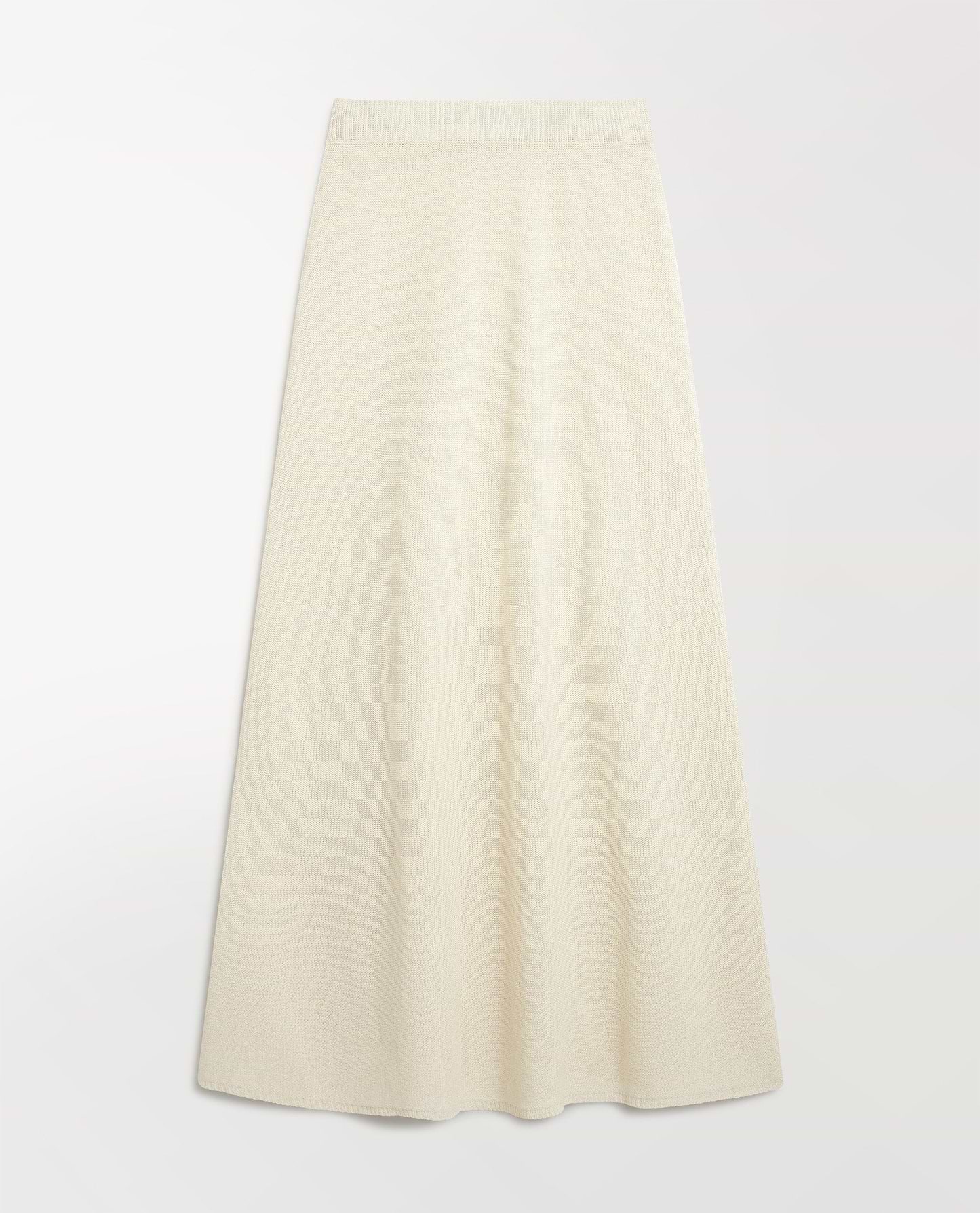 Women's Paper Yarn Knit Skirt - Parchment