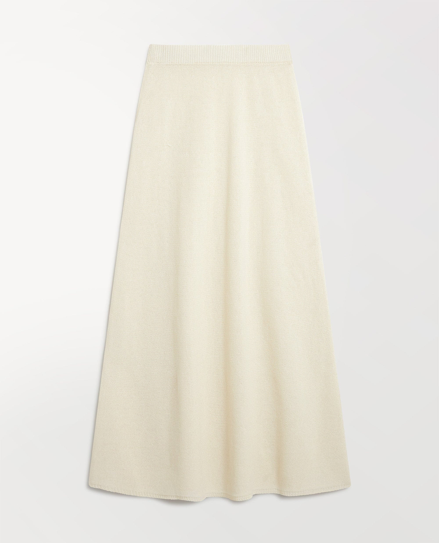 Women's Paper Yarn Knit Skirt - Parchment