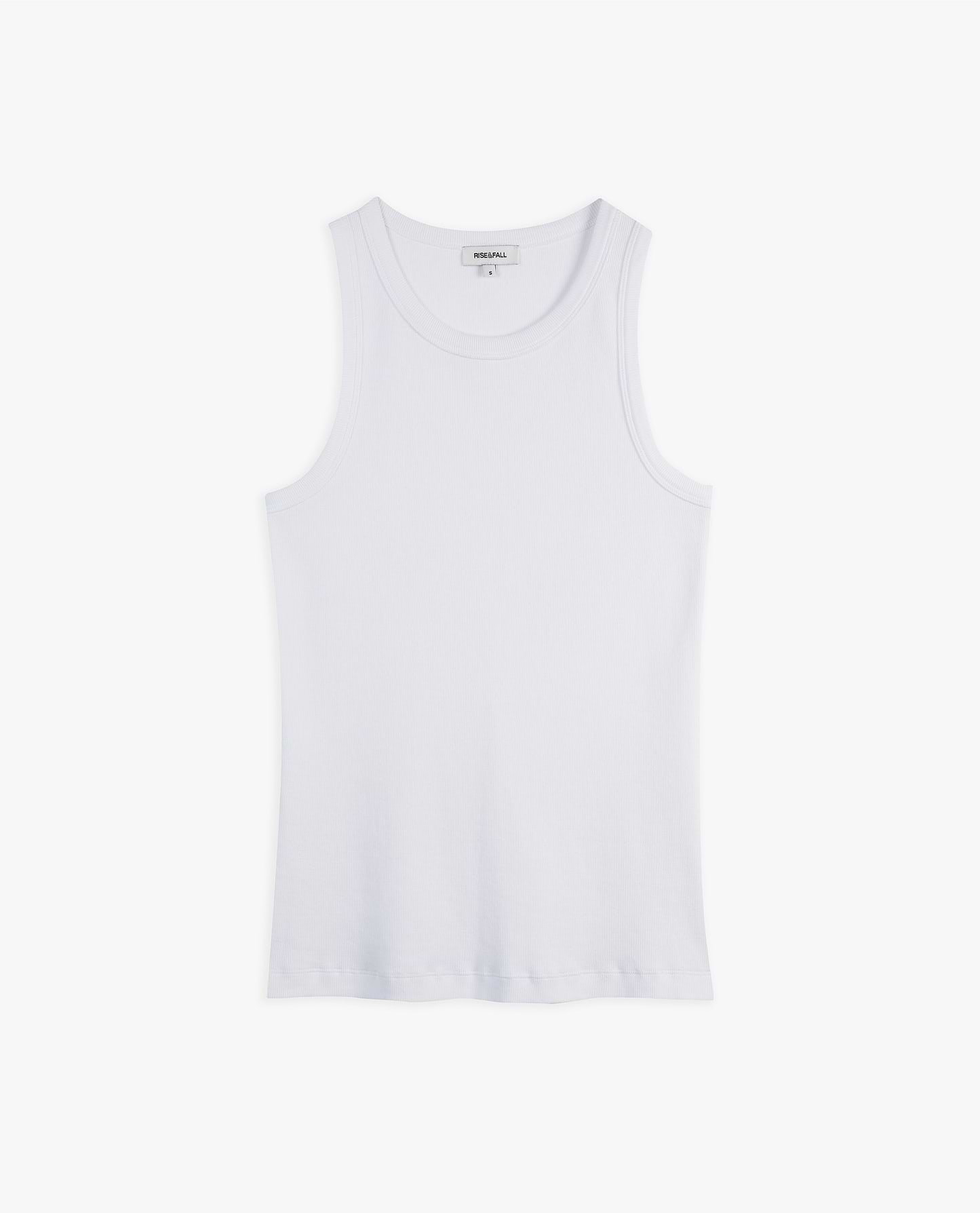 Women's Cotton Racer Vest - White